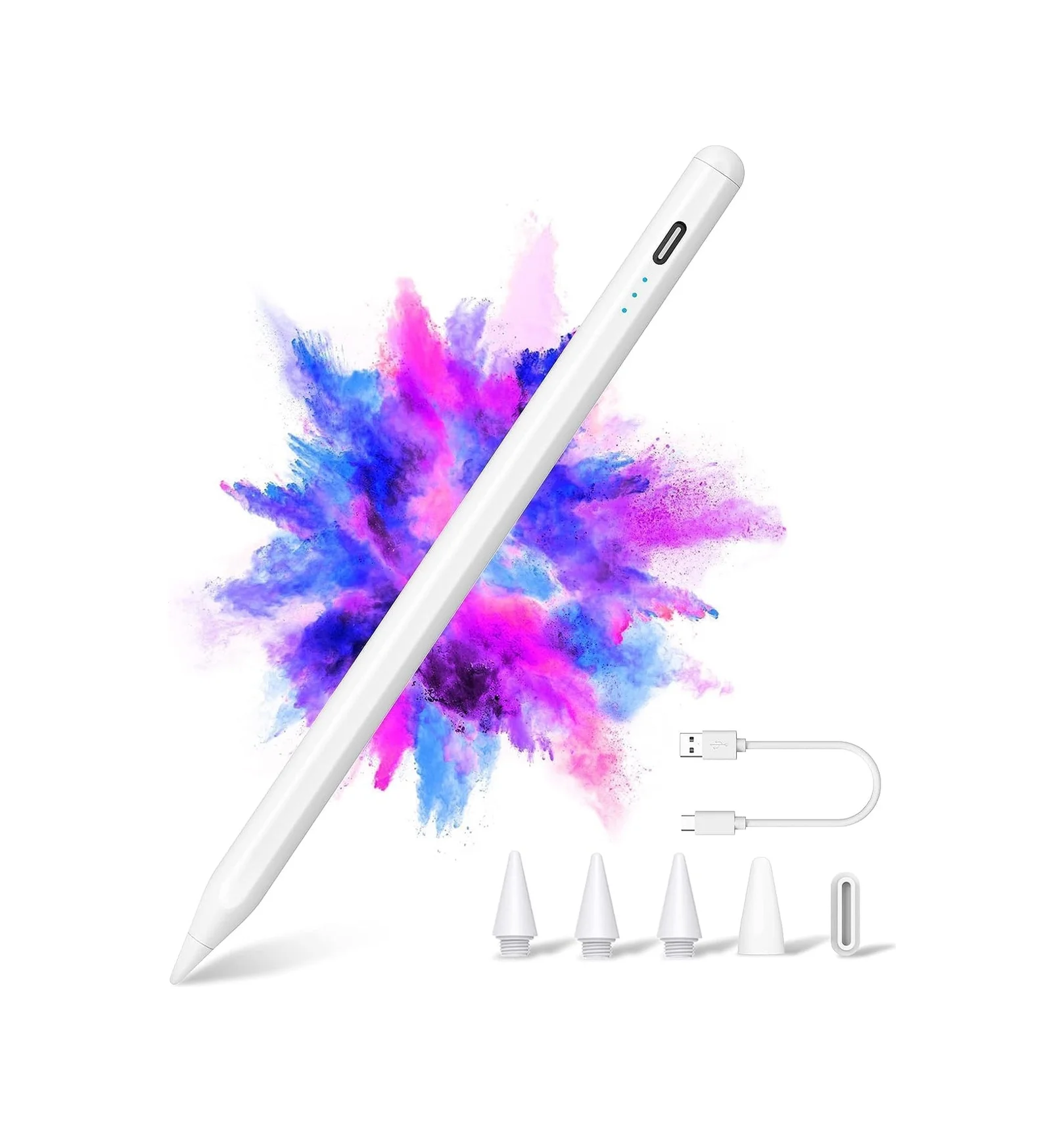 Lexroo İpad Uyumlu 2018-2024 İçin Stylus Kalem, Hızlı Şarj/avuç İçi Reddetme/eğme İşlevi Standart Lexroo İpad Uyumlu 2018-2024 İçin Stylus Kalem, Hızlı Şarj/avuç İçi Reddetme/eğme İşlevi Standart