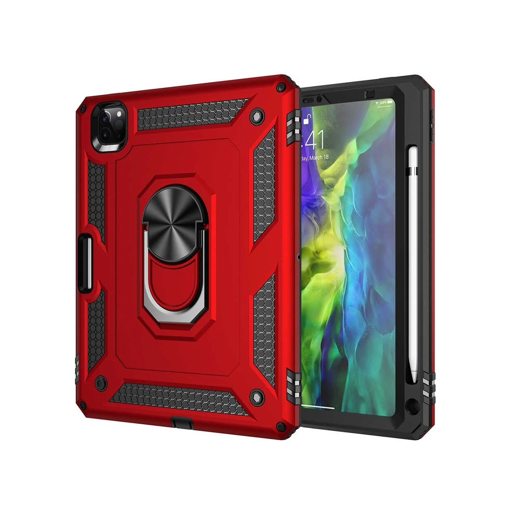 Lexroo İpad Uyumlu Pro 11 2022 M2 Kılıf Tablet Vega Kılıf - Kırmızı Lexroo İpad Uyumlu Pro 11 2022 M2 Kılıf Tablet Vega Kılıf - Kırmızı
