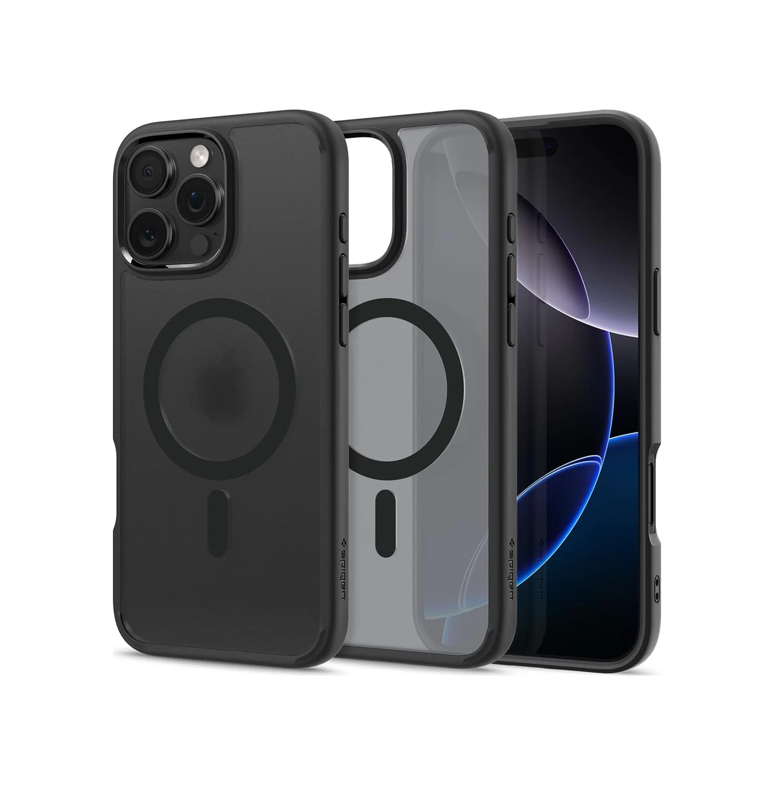 Lexroo İphone 16 Pro İle Uyumlu Magsafe Kılıf Ultra Hybrid Mag Fit Frost Black - Acs08134 Çok Renkli Lexroo İphone 16 Pro İle Uyumlu Magsafe Kılıf Ultra Hybrid Mag Fit Frost Black - Acs08134 Çok Renkli