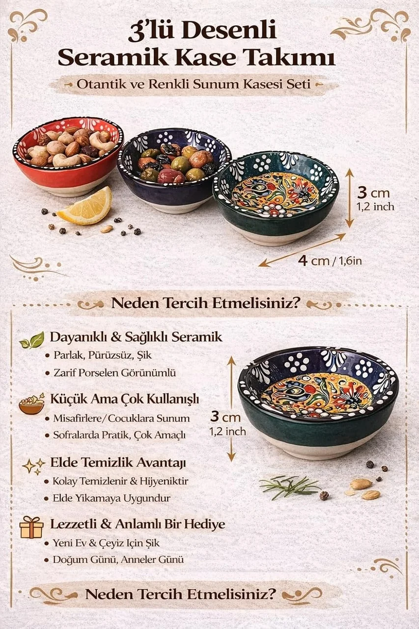Lexroo Kabartma Desenli El Boyaması Seramik Kase Seti Çok Renkli Lexroo Kabartma Desenli El Boyaması Seramik Kase Seti Çok Renkli