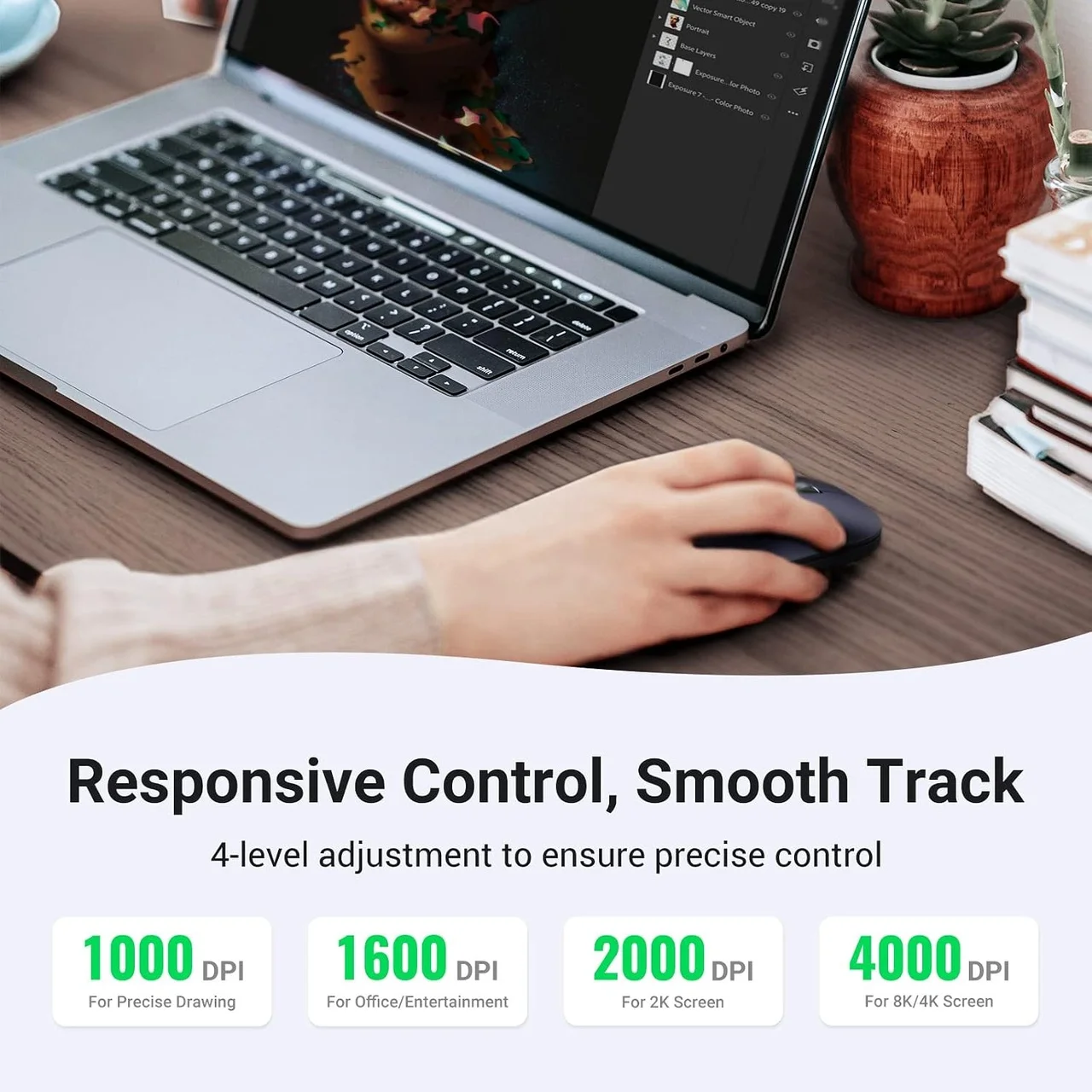 Lexroo Kablosuz Fare, 2,4 Ghz Usb Bağlantısı, Maks. 4000 Dpi, 18 Ay Pil Ömrü. Pc, Mac Lexroo Kablosuz Fare, 2,4 Ghz Usb Bağlantısı, Maks. 4000 Dpi, 18 Ay Pil Ömrü. Pc, Mac