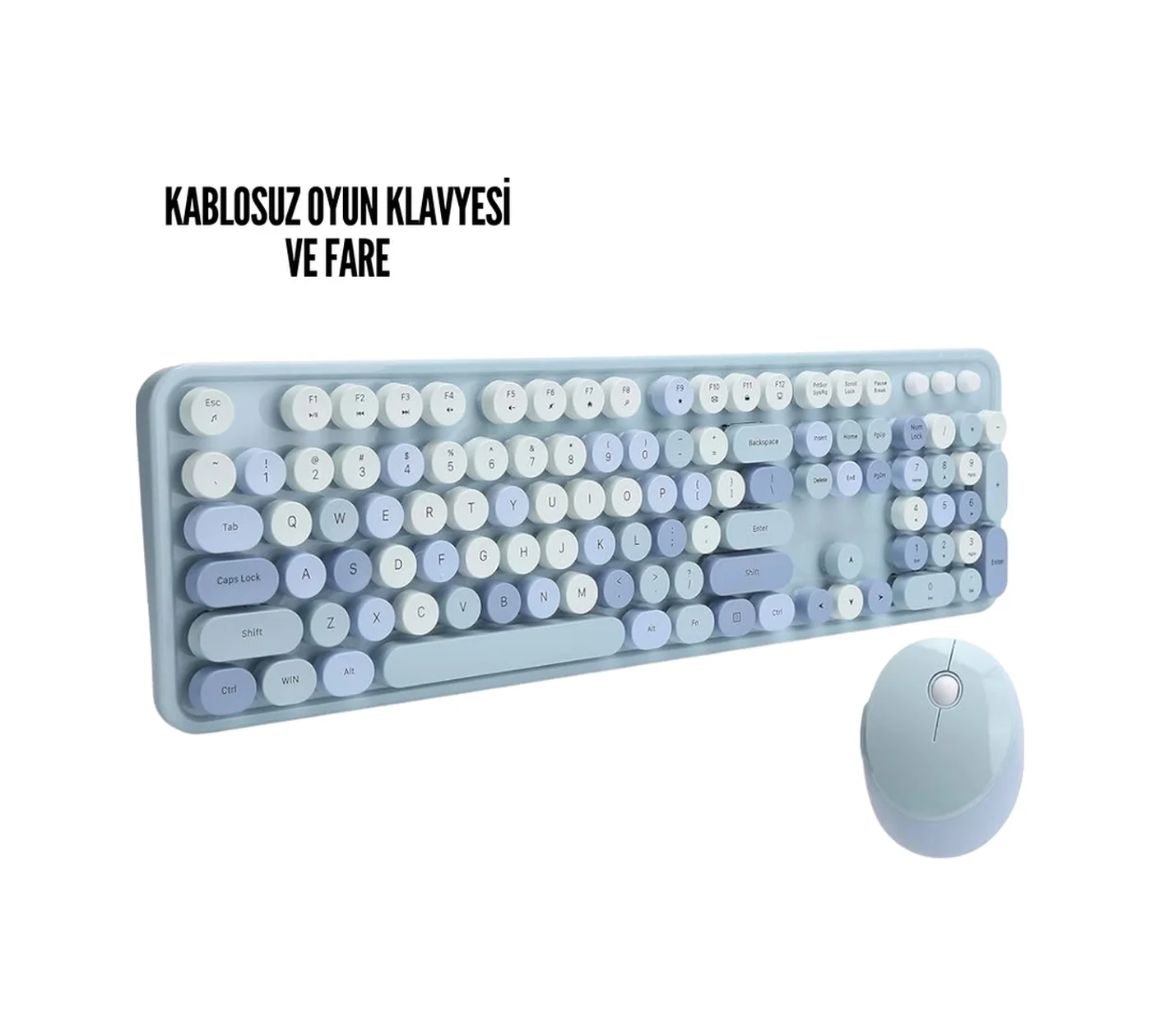 Lexroo Kablosuz Klavye Mouse Seti Mavi Diğer Lexroo Kablosuz Klavye Mouse Seti Mavi Diğer