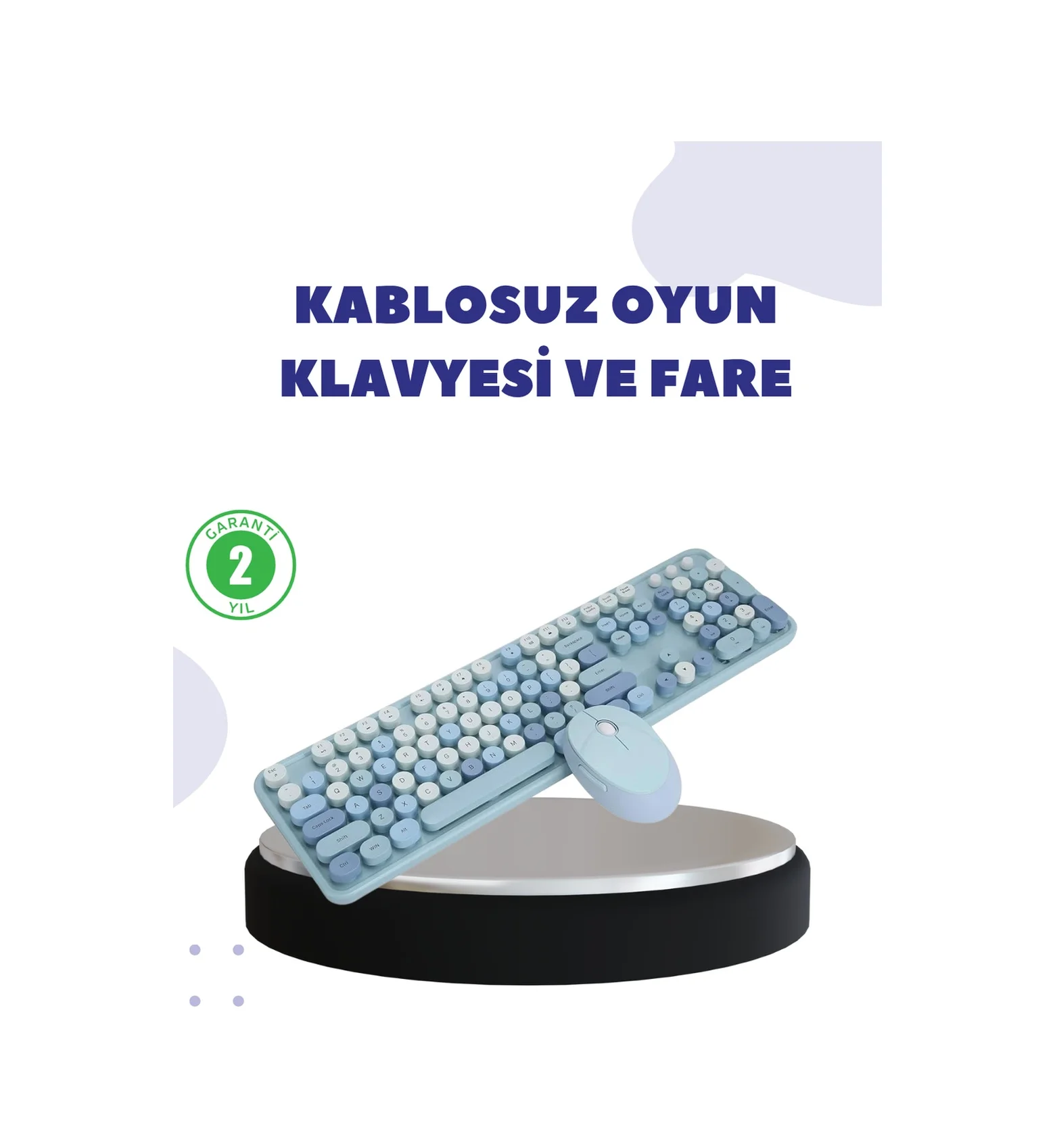 Lexroo Kablosuz Retro Klavye Ve Mouse Seti 104 Tuşlu, Sessiz Yazım Diğer Lexroo Kablosuz Retro Klavye Ve Mouse Seti 104 Tuşlu, Sessiz Yazım Diğer
