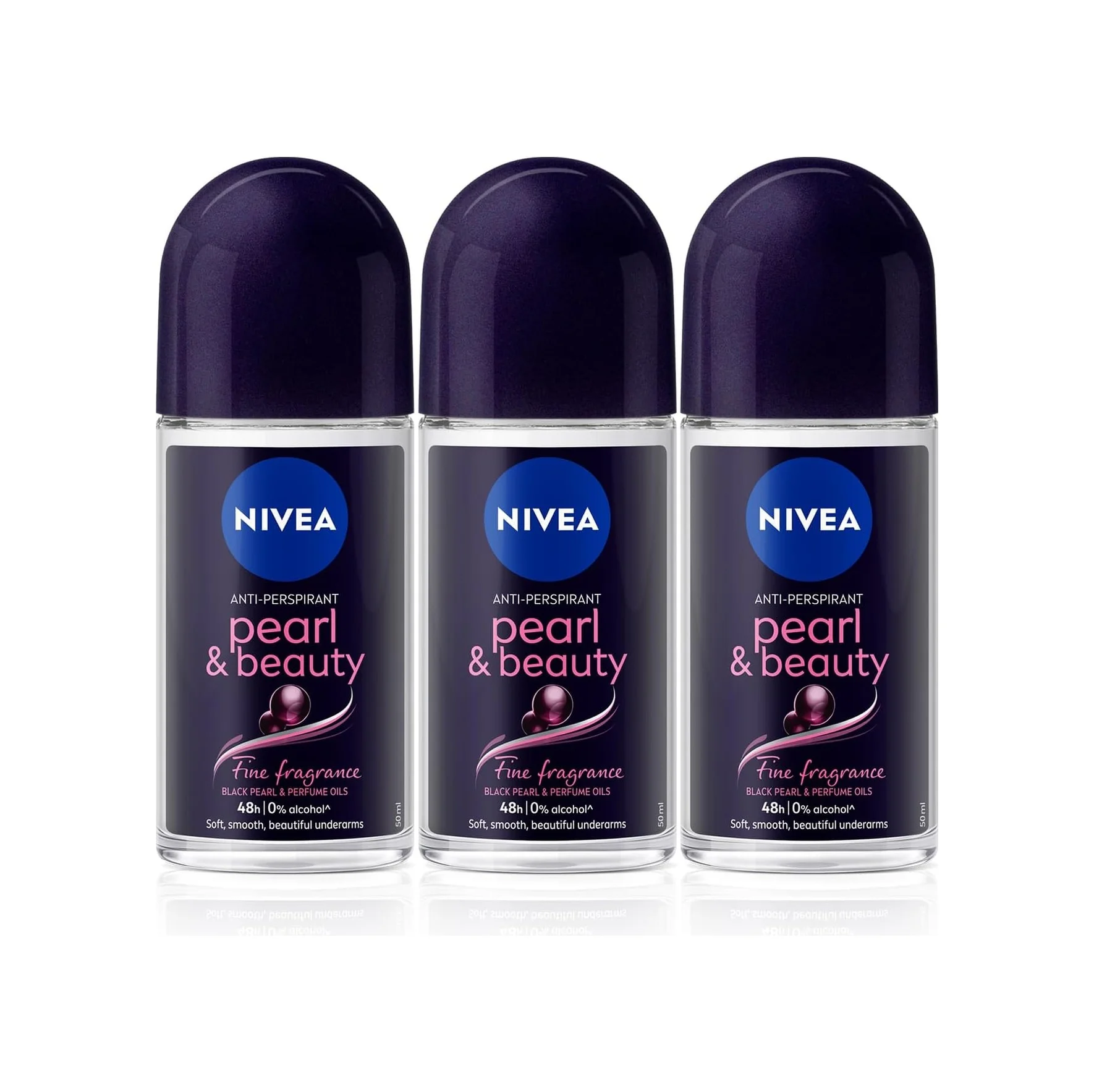 Lexroo Kadın Roll On Deodorant Pearl&beauty Fine Fragrance,48 Saat Anti-perspirant Koruma 50ml X3 Lexroo Kadın Roll On Deodorant Pearl&beauty Fine Fragrance,48 Saat Anti-perspirant Koruma 50ml X3