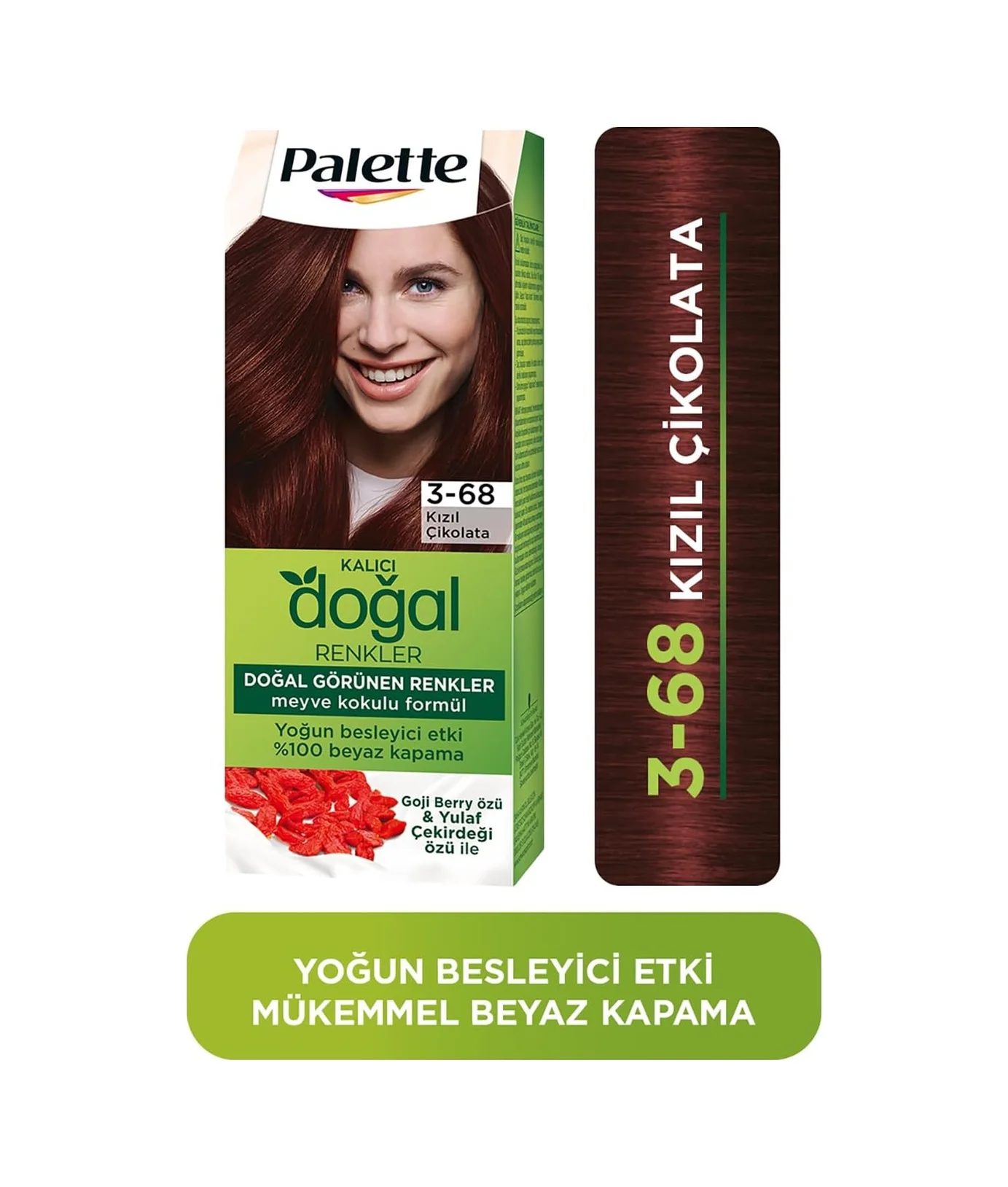 Lexroo Kalıcı Doğal Renkler 3-68 Kızıl Çikolata Goji Berry Özü & Yulaf Çekirdeği Özlü Saç Boyası Lexroo Kalıcı Doğal Renkler 3-68 Kızıl Çikolata Goji Berry Özü & Yulaf Çekirdeği Özlü Saç Boyası