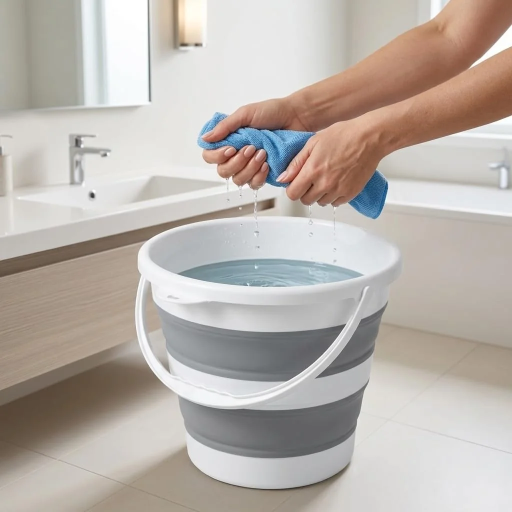 Lexroo Katlanabilir Temizlik Kovası 13 Litre, 30 Cm Çap, Açık 28 Cm Kapalı 6 Cm Lexroo Katlanabilir Temizlik Kovası 13 Litre, 30 Cm Çap, Açık 28 Cm Kapalı 6 Cm