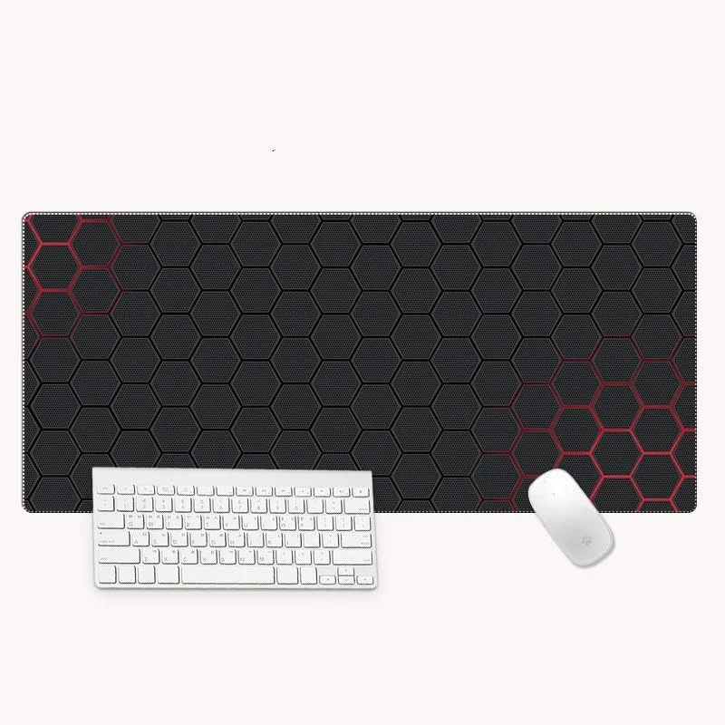 Lexroo Kaymaz Kırmızı Petek Desenli Oyuncu Gaming Mouse Pad 40x90cm Standart Lexroo Kaymaz Kırmızı Petek Desenli Oyuncu Gaming Mouse Pad 40x90cm Standart