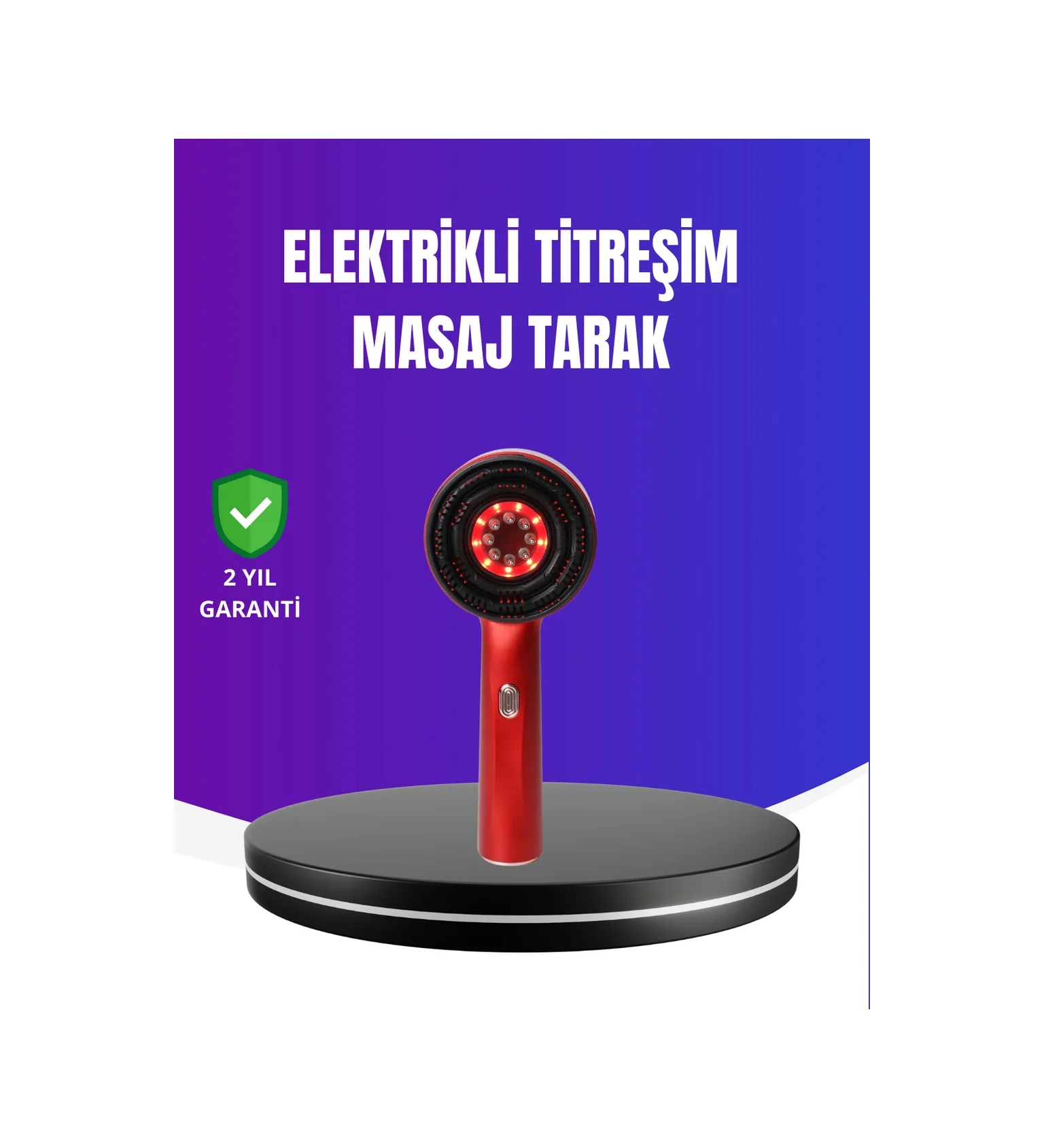 Lexroo Kırmızı Işık Terapi Özellikli Saç Derisi Masaj Tarak Anti Dökülme Lexroo Kırmızı Işık Terapi Özellikli Saç Derisi Masaj Tarak Anti Dökülme