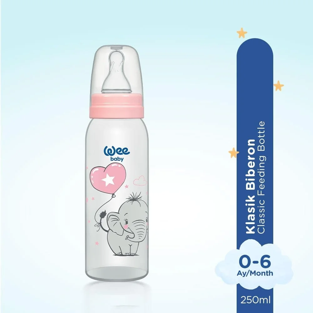 Lexroo Klasik Pp Biberon 250 Ml - Pembe Lexroo Klasik Pp Biberon 250 Ml - Pembe