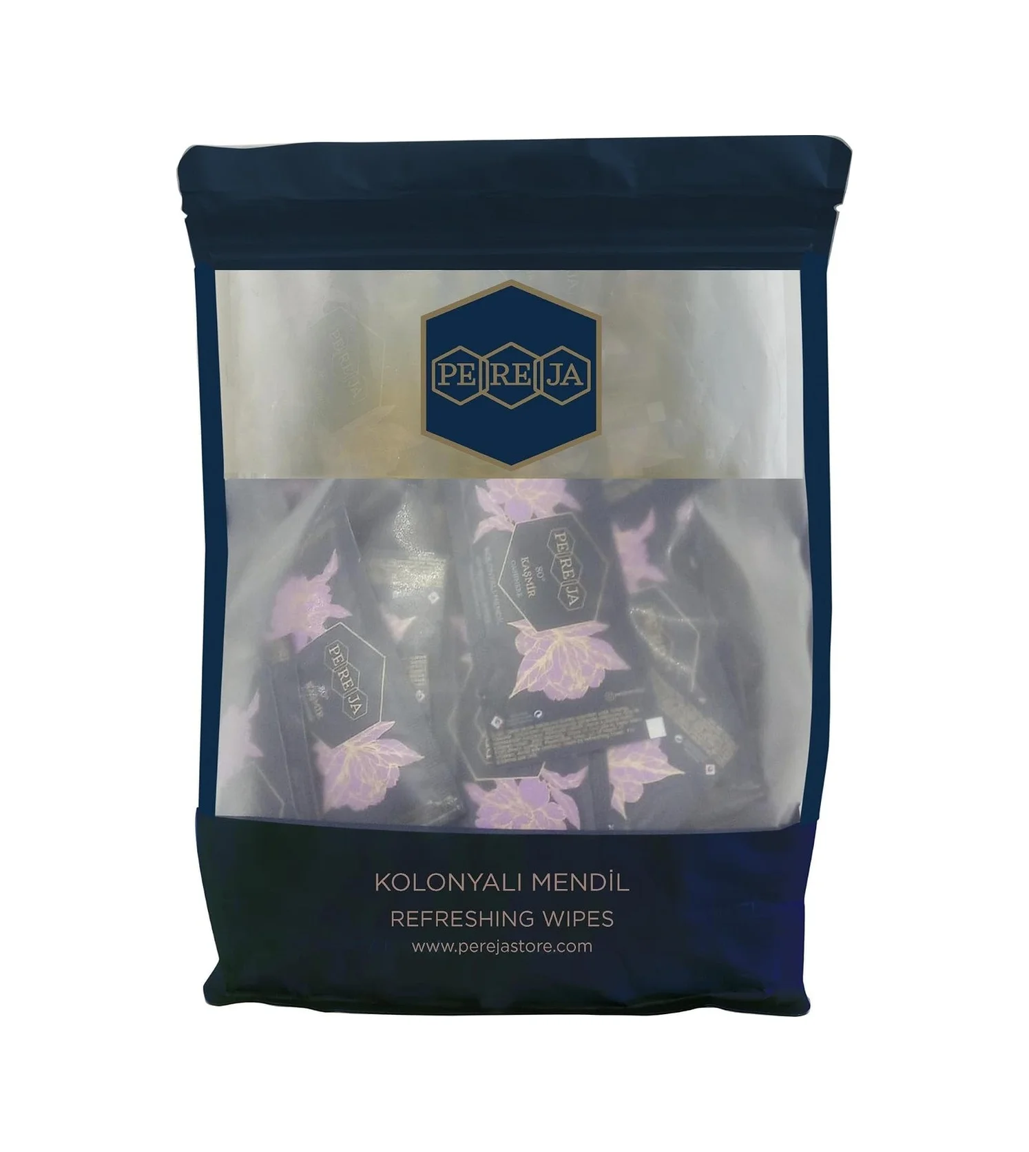 Lexroo Kolonyalı Mendil 5x10 Doypack Kaşmir X50 1000'li Set Lexroo Kolonyalı Mendil 5x10 Doypack Kaşmir X50 1000'li Set