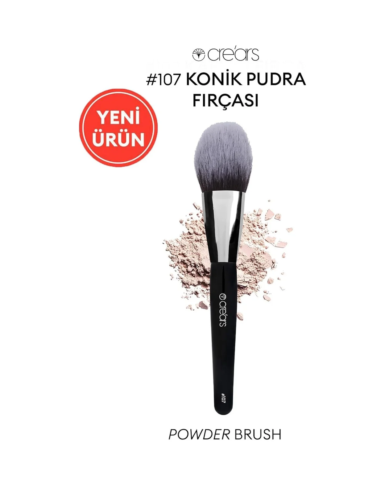 Lexroo Konik Pudra Fırçası Powder Brush 107 Lexroo Konik Pudra Fırçası Powder Brush 107