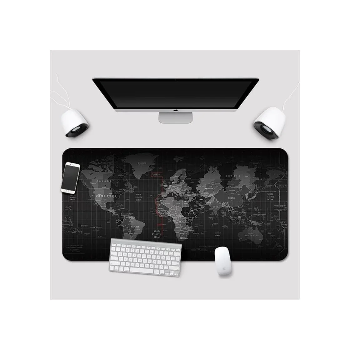 Lexroo Kuzey's Store Büyük Boy 90 X 40 Xxl Dünya Desenli Mouse Pad Kauçuk Kaymaz Alt Taban Standart Lexroo Kuzey's Store Büyük Boy 90 X 40 Xxl Dünya Desenli Mouse Pad Kauçuk Kaymaz Alt Taban Standart