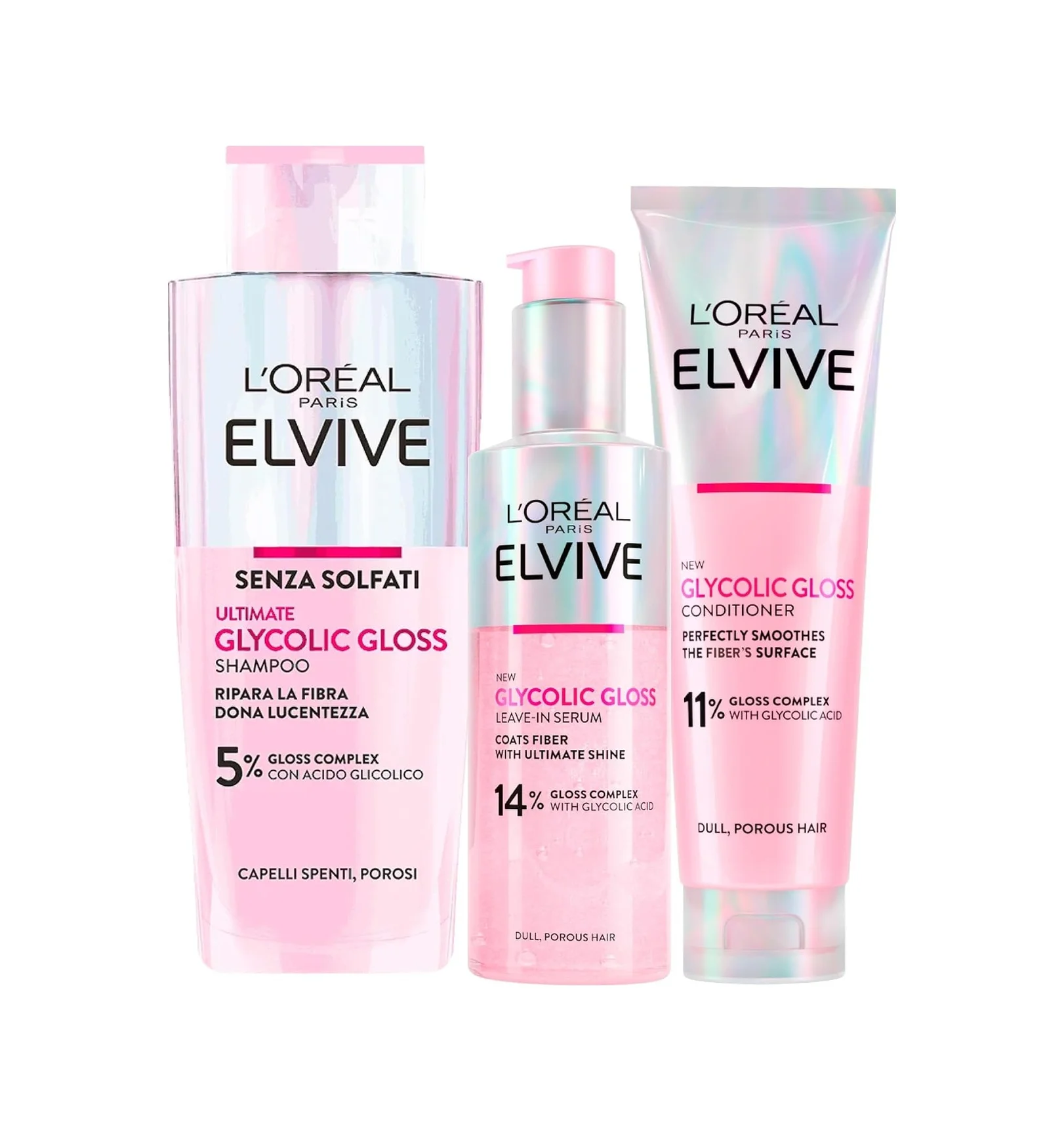 Lexroo L Oréal Paris Elvive Glycolic Gloss Saç Bakım Seti: Şampuan 200 Ml Lexroo L Oréal Paris Elvive Glycolic Gloss Saç Bakım Seti: Şampuan 200 Ml