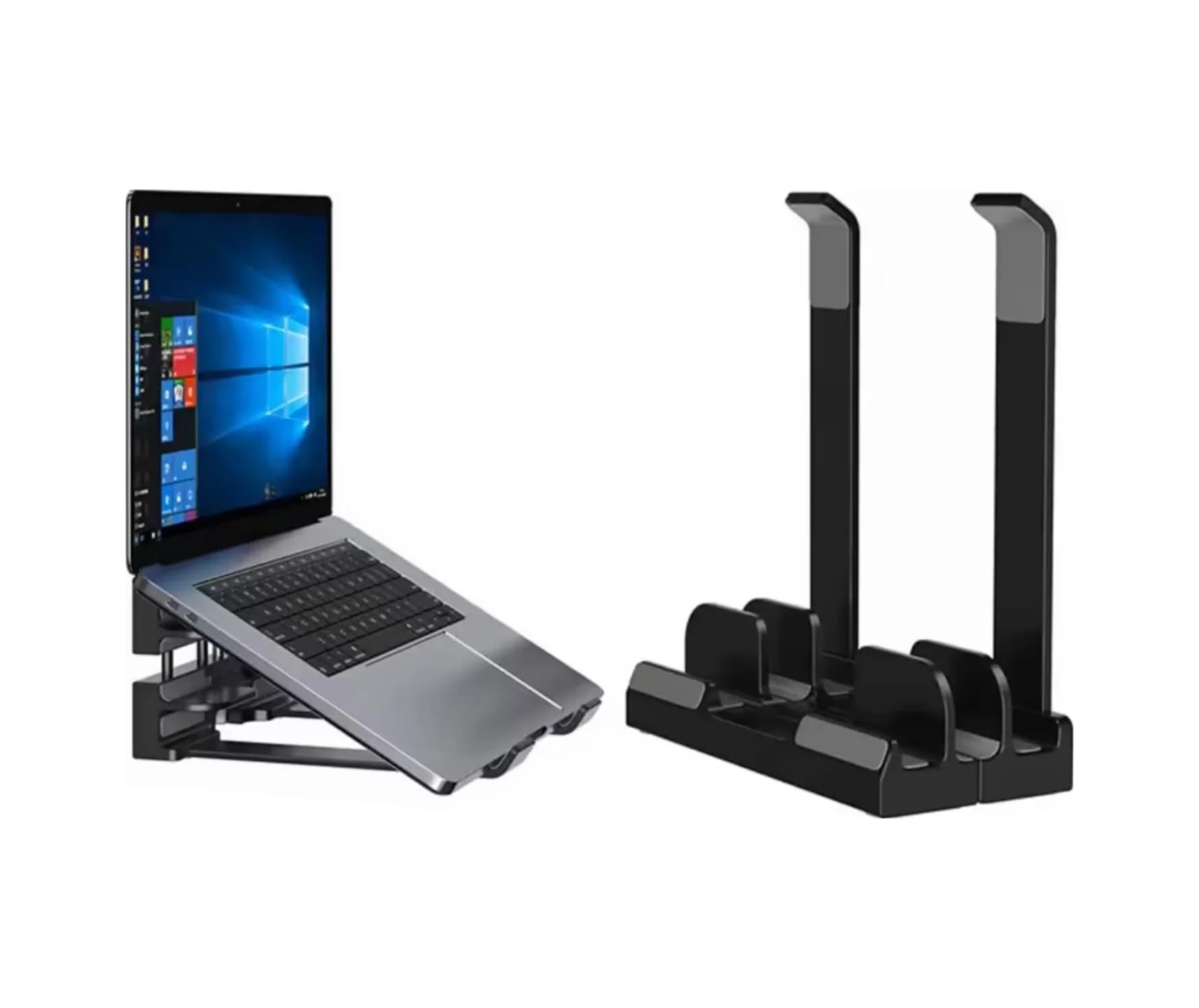 Lexroo Laptop Stand Dikey Ve Eğimli 3 Slotlu Ayarlanabilir Masaüstü Organizer Telefon Tablet Uyumlu Lexroo Laptop Stand Dikey Ve Eğimli 3 Slotlu Ayarlanabilir Masaüstü Organizer Telefon Tablet Uyumlu