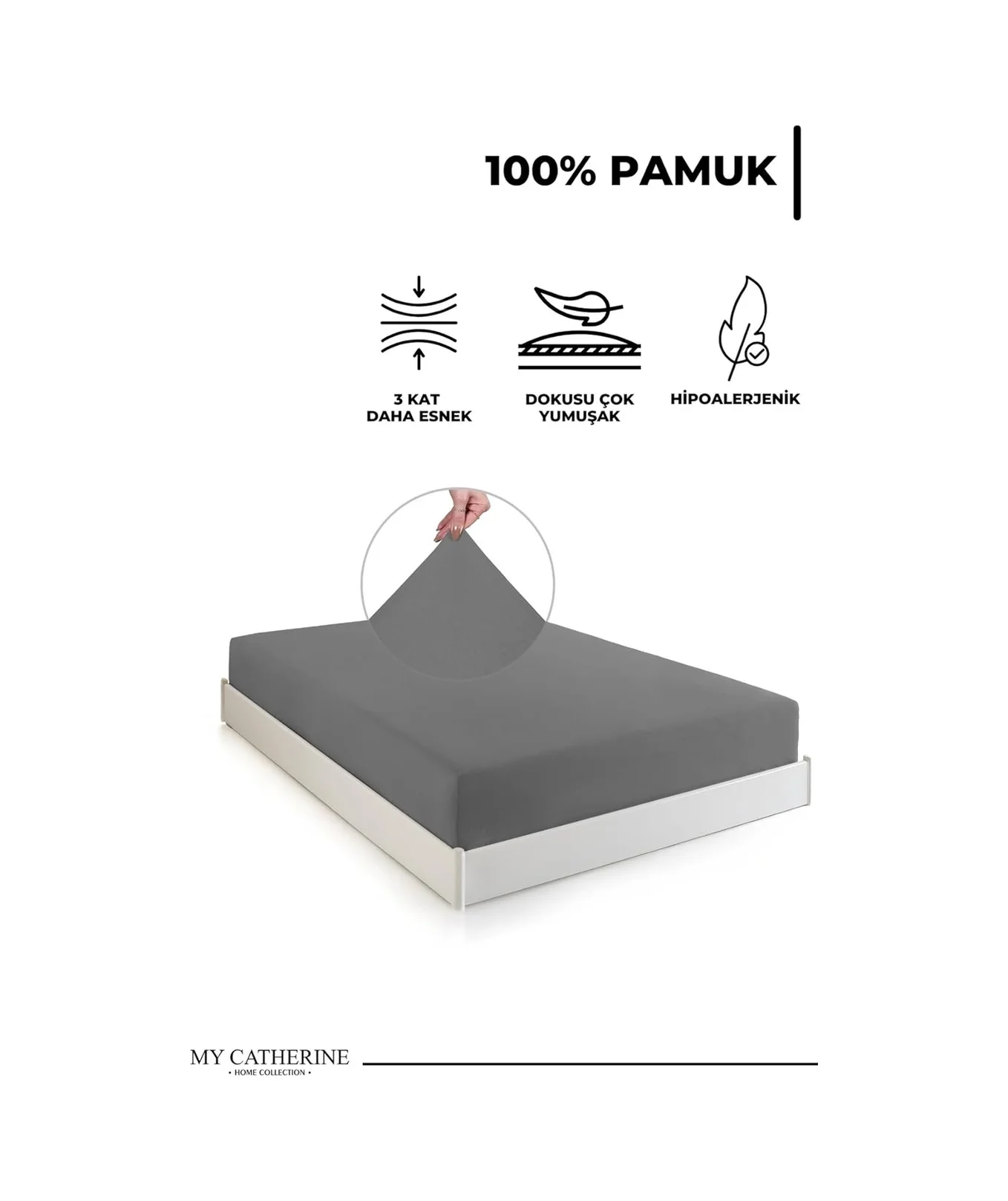 Lexroo Lastikli & Hipoalerjenik Çarşaf %100 Pamuk Çarşaf Penye Kumaş Çok Renkli Lexroo Lastikli & Hipoalerjenik Çarşaf %100 Pamuk Çarşaf Penye Kumaş Çok Renkli