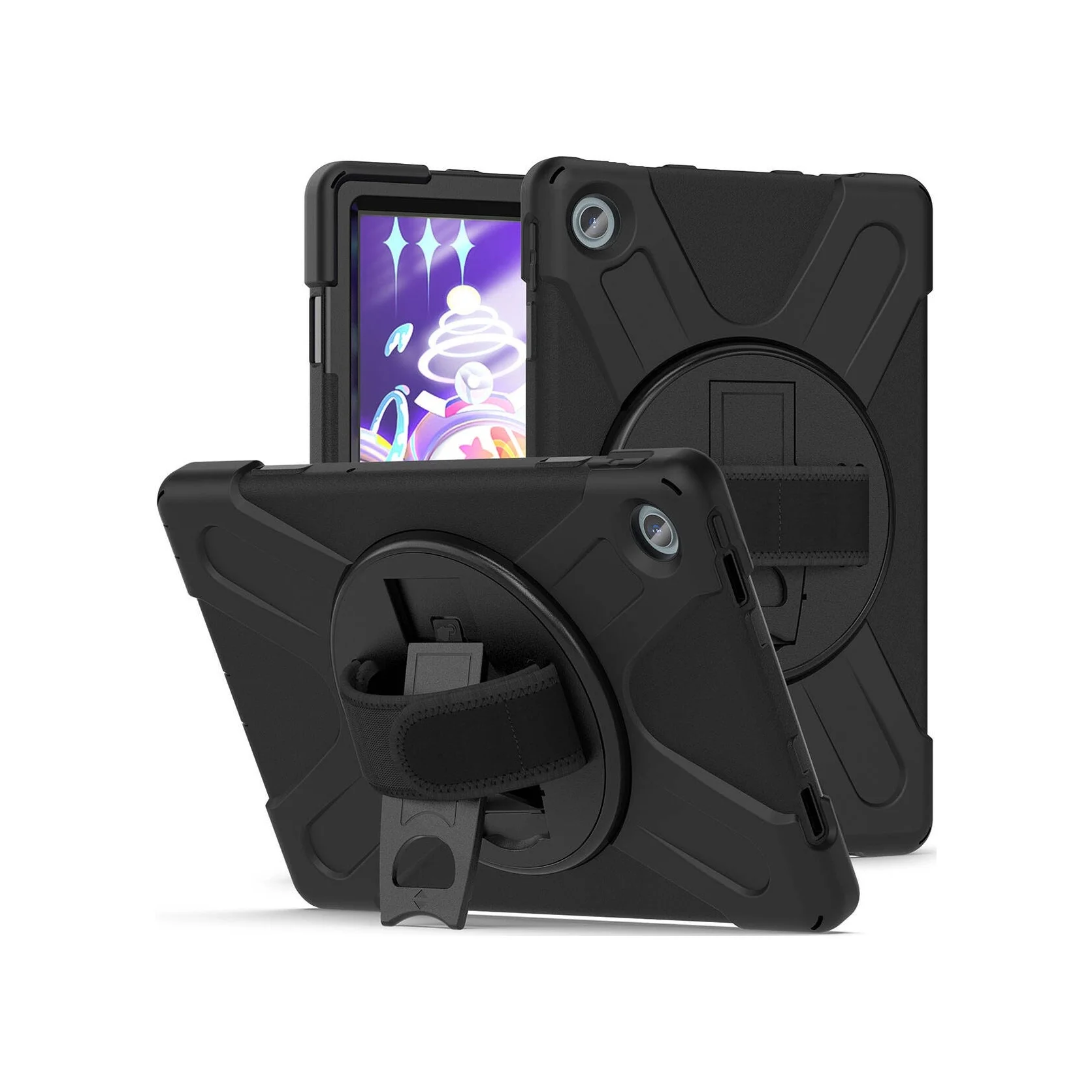 Lexroo Lenovo Tab M10 Plus Tb-125f - Tb-128f 3. Jenerasyon Defender Tablet Silikon - Siyah Lexroo Lenovo Tab M10 Plus Tb-125f - Tb-128f 3. Jenerasyon Defender Tablet Silikon - Siyah