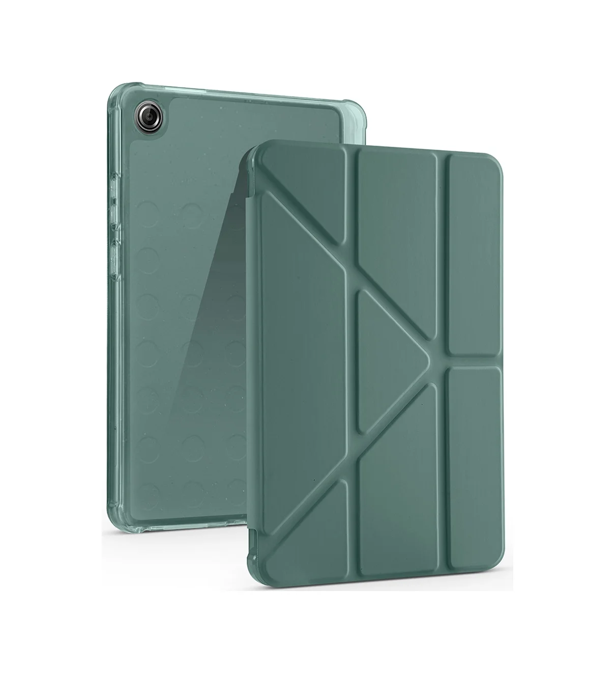 Lexroo Lenovo Tab One 8.7 Tb-305fu Kılıf Tri Folding Kalem Bölmeli Standlı Kılıf - Koyu Yeşil Lexroo Lenovo Tab One 8.7 Tb-305fu Kılıf Tri Folding Kalem Bölmeli Standlı Kılıf - Koyu Yeşil