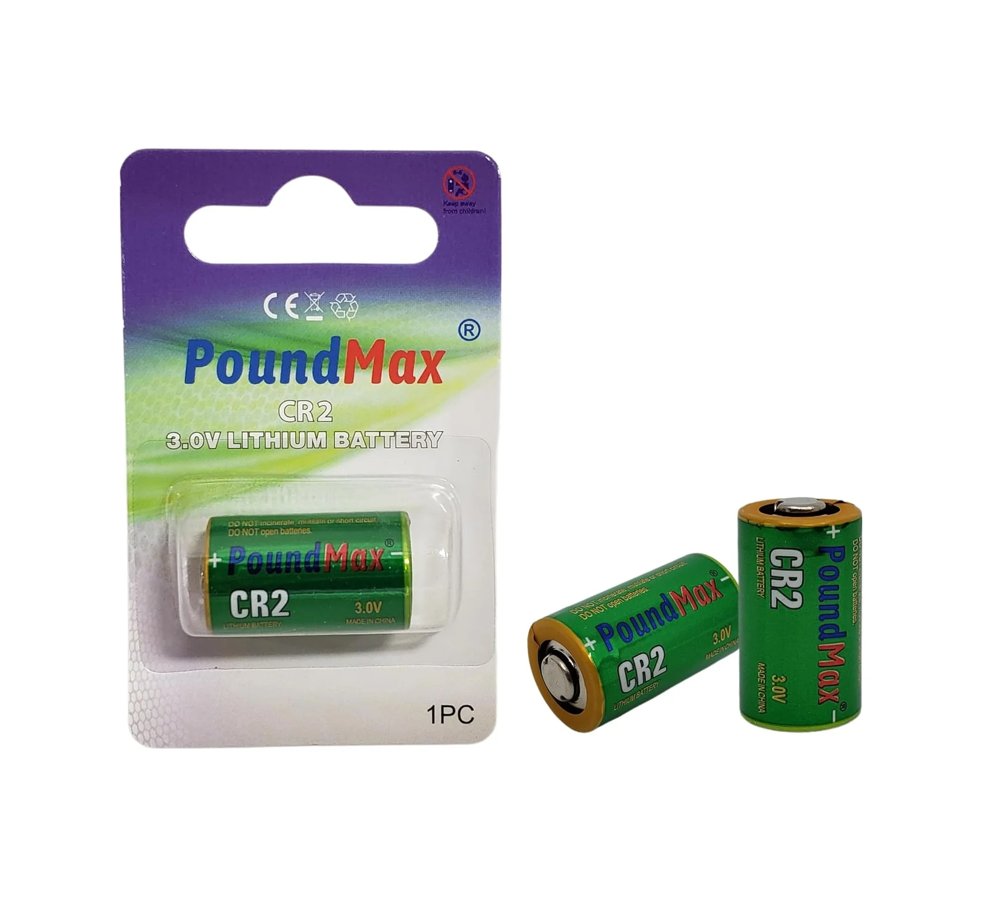 Lexroo Lityum Cr-2 Cr17355, Cr-2m, Dlcr2, Kcr2, 6206 Özel Pil, 3v 1x 1-paket Lexroo Lityum Cr-2 Cr17355, Cr-2m, Dlcr2, Kcr2, 6206 Özel Pil, 3v 1x 1-paket