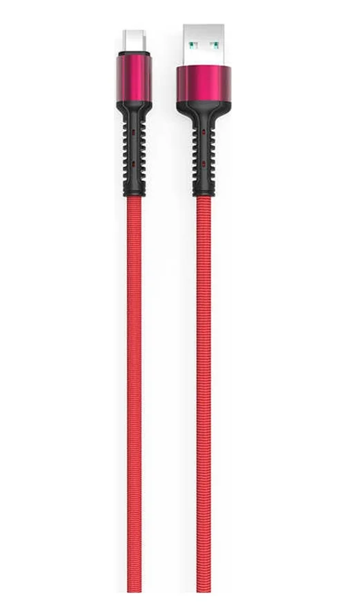 Lexroo Ls64 Micro Usb Kablo - Kırmızı Lexroo Ls64 Micro Usb Kablo - Kırmızı