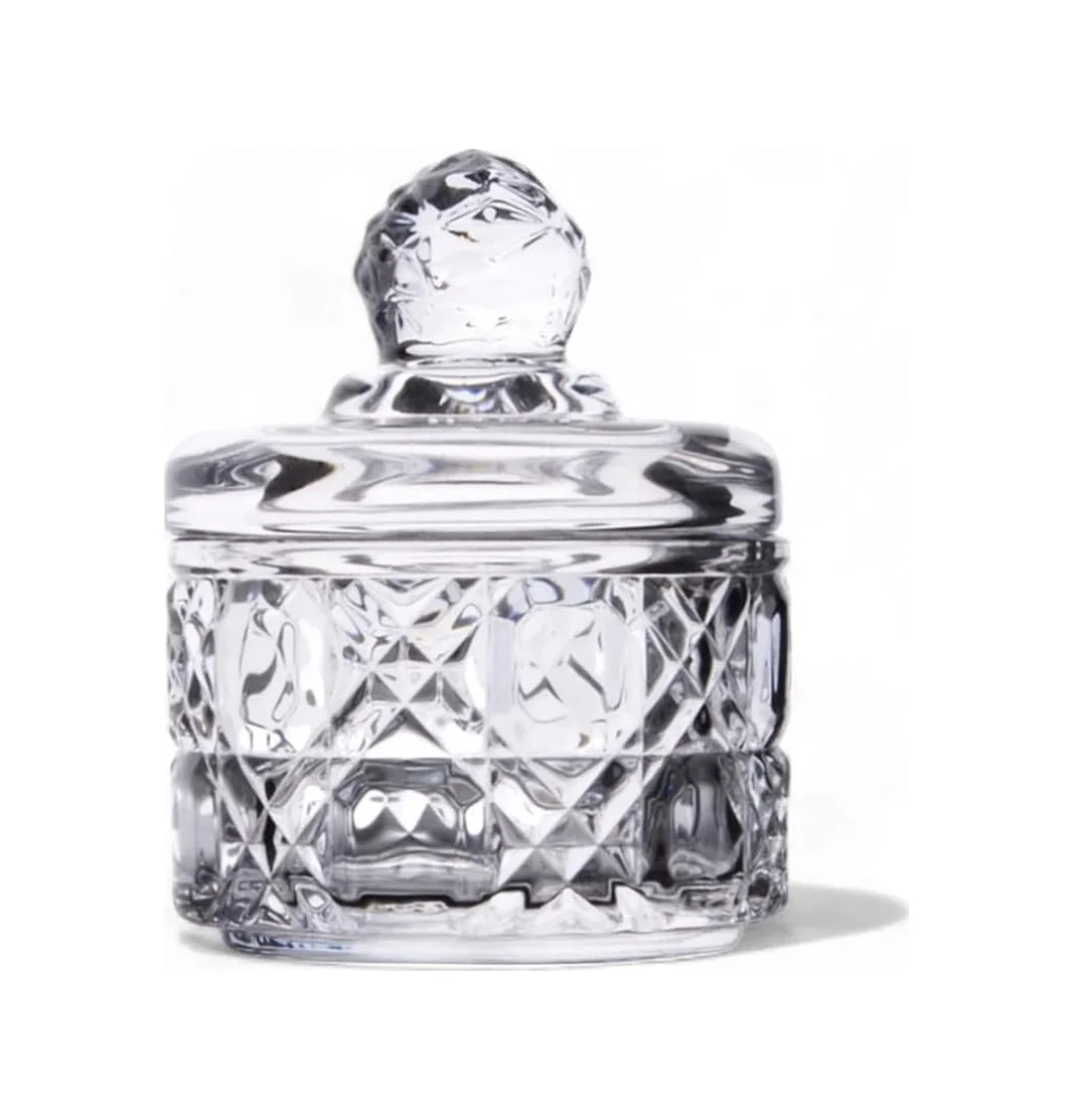 Lexroo Lüx Kristal Mini Cam Şekerlik & Cam Lokumluk, Kesme Cam Lüx Şekerlik 7.5cm 9.2cm - 06643 Çok Renkli Lexroo Lüx Kristal Mini Cam Şekerlik & Cam Lokumluk, Kesme Cam Lüx Şekerlik 7.5cm 9.2cm - 06643 Çok Renkli