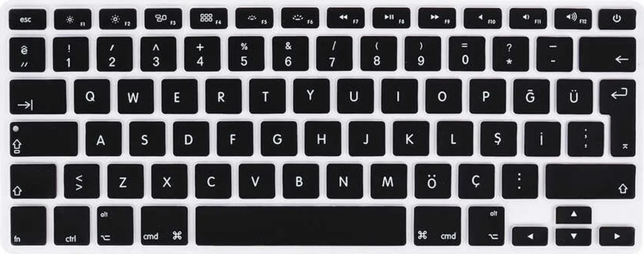 Lexroo Macbook Uyumlu Air 13' 2017 A1466 Klavye Koruyucu Silikon Ped - Siyah Lexroo Macbook Uyumlu Air 13' 2017 A1466 Klavye Koruyucu Silikon Ped - Siyah