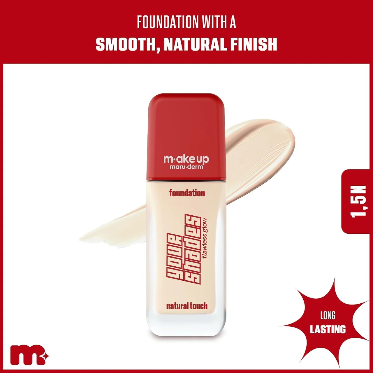 Lexroo Make Up Maruderm Pürüzsüz Görünüm Sağlayan Yarı Mat Bitişli Uzun Süre Kalıcı Fondöten 1,5n 30 Lexroo Make Up Maruderm Pürüzsüz Görünüm Sağlayan Yarı Mat Bitişli Uzun Süre Kalıcı Fondöten 1,5n 30