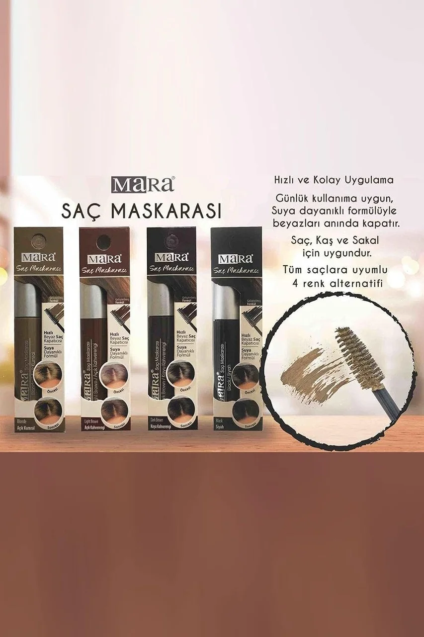 Lexroo Mara Kozmetik Imm209.362 Saç Maskarası Açık Kahve Lexroo Mara Kozmetik Imm209.362 Saç Maskarası Açık Kahve