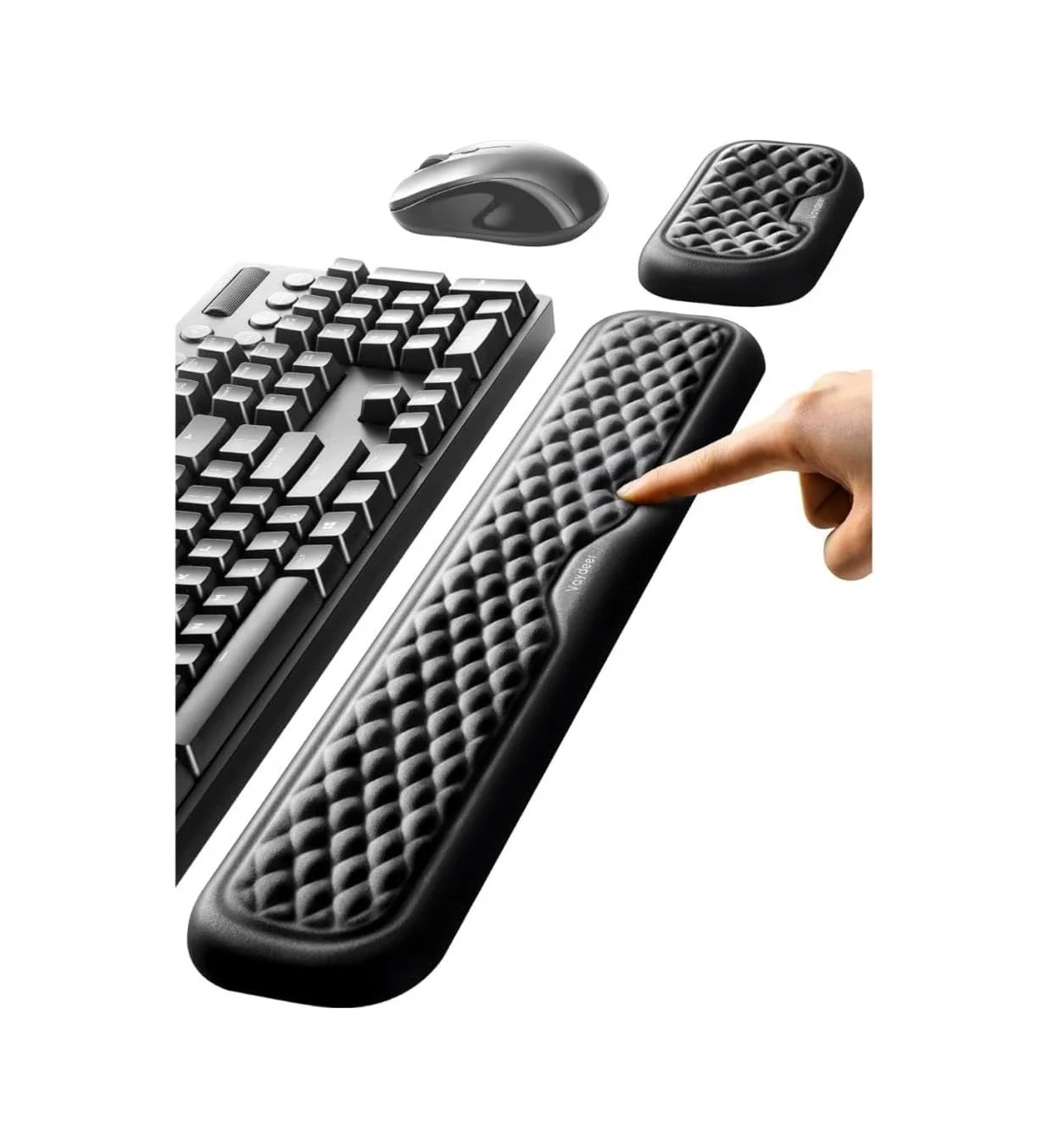 Lexroo Masaüstü Kol Dayama Padi Ergonomik Klavye Ve Mouse İçin Bilek Destek Seti Bilek Yastığı Standart Lexroo Masaüstü Kol Dayama Padi Ergonomik Klavye Ve Mouse İçin Bilek Destek Seti Bilek Yastığı Standart