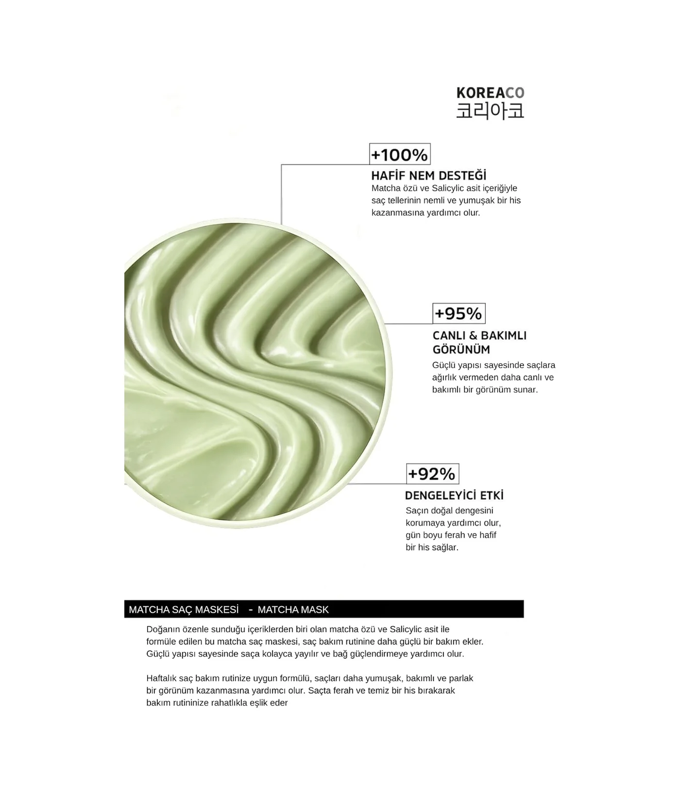 Lexroo Matcha Therapy Mucize Saç Maskesi Güçlendirici Parlaklık Verici İpeksi Yumuşaklık 200 Ml Lexroo Matcha Therapy Mucize Saç Maskesi Güçlendirici Parlaklık Verici İpeksi Yumuşaklık 200 Ml