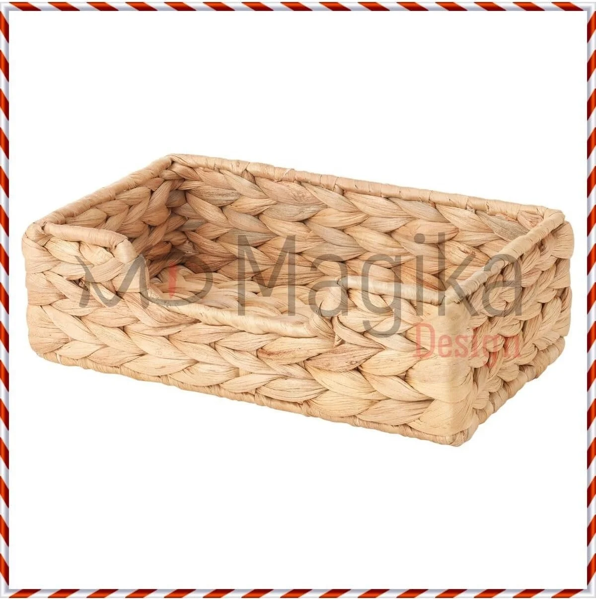 Lexroo Md Cıssan Hasır Peçetelik, Su Sümbülü, 22x13 Cm Çok Renkli Lexroo Md Cıssan Hasır Peçetelik, Su Sümbülü, 22x13 Cm Çok Renkli
