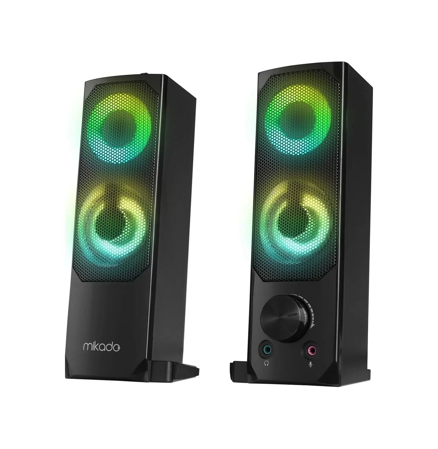 Lexroo Md-s102 2.0 3wx2ch Rgb Ledli Siyah Usb Soundbar Hoparlör Lexroo Md-s102 2.0 3wx2ch Rgb Ledli Siyah Usb Soundbar Hoparlör