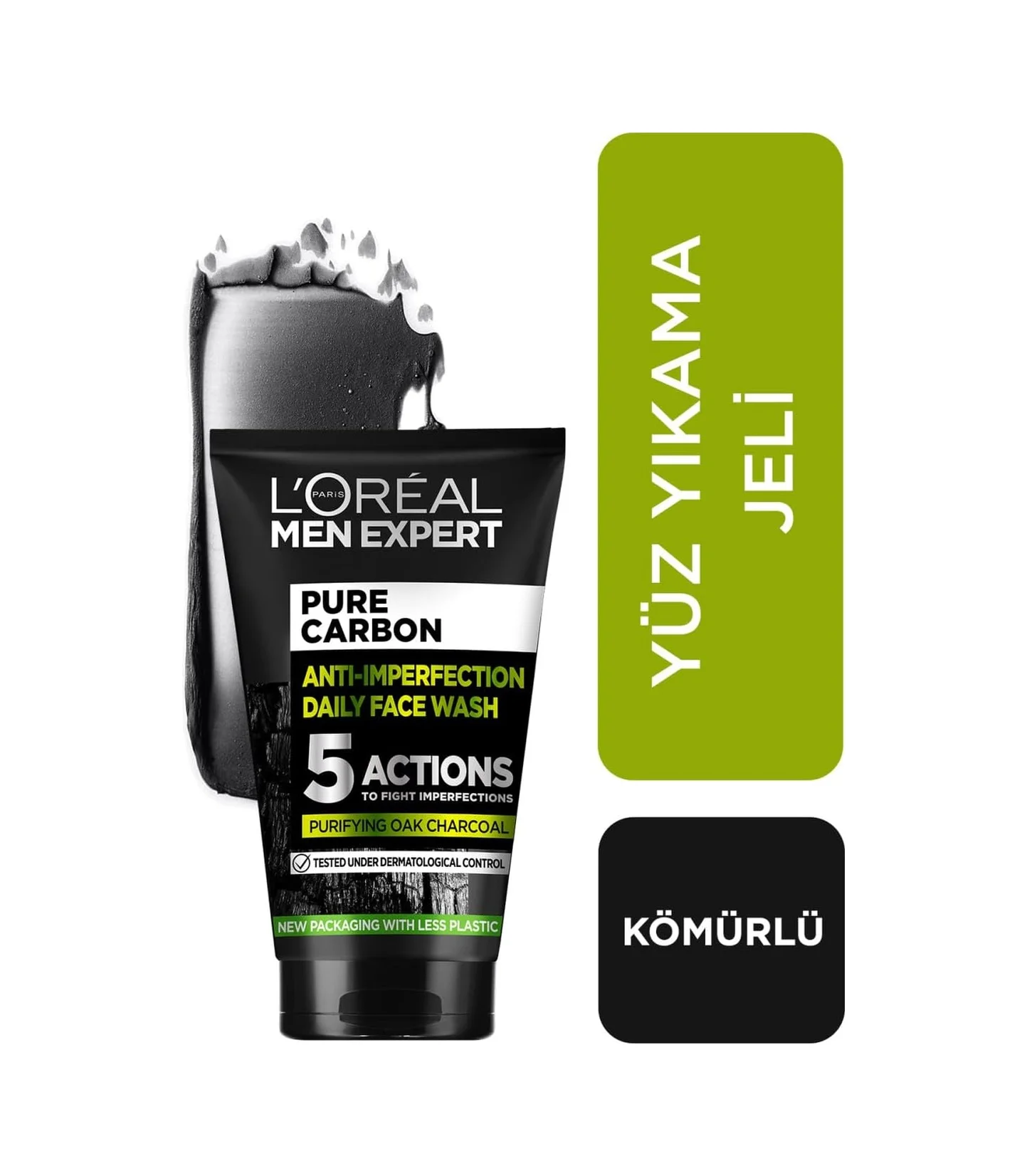 Lexroo Men Expert Pure Charcoal Cilt Problemlerine Karşı Savaşan Yüz Yıkama Jeli 100 Ml Lexroo Men Expert Pure Charcoal Cilt Problemlerine Karşı Savaşan Yüz Yıkama Jeli 100 Ml