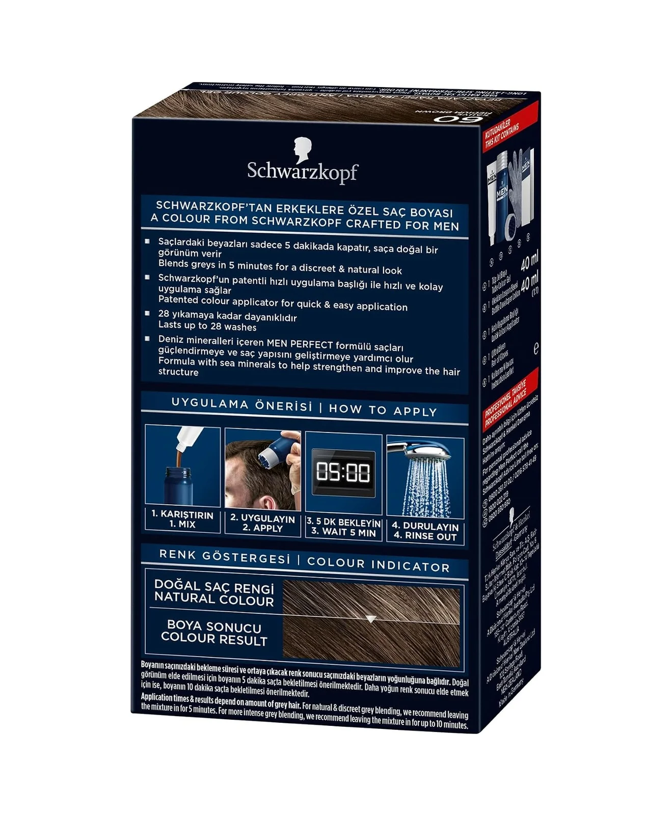 Lexroo Men Perfect Saç Boyası 60 - Kahve, 80 Ml Lexroo Men Perfect Saç Boyası 60 - Kahve, 80 Ml