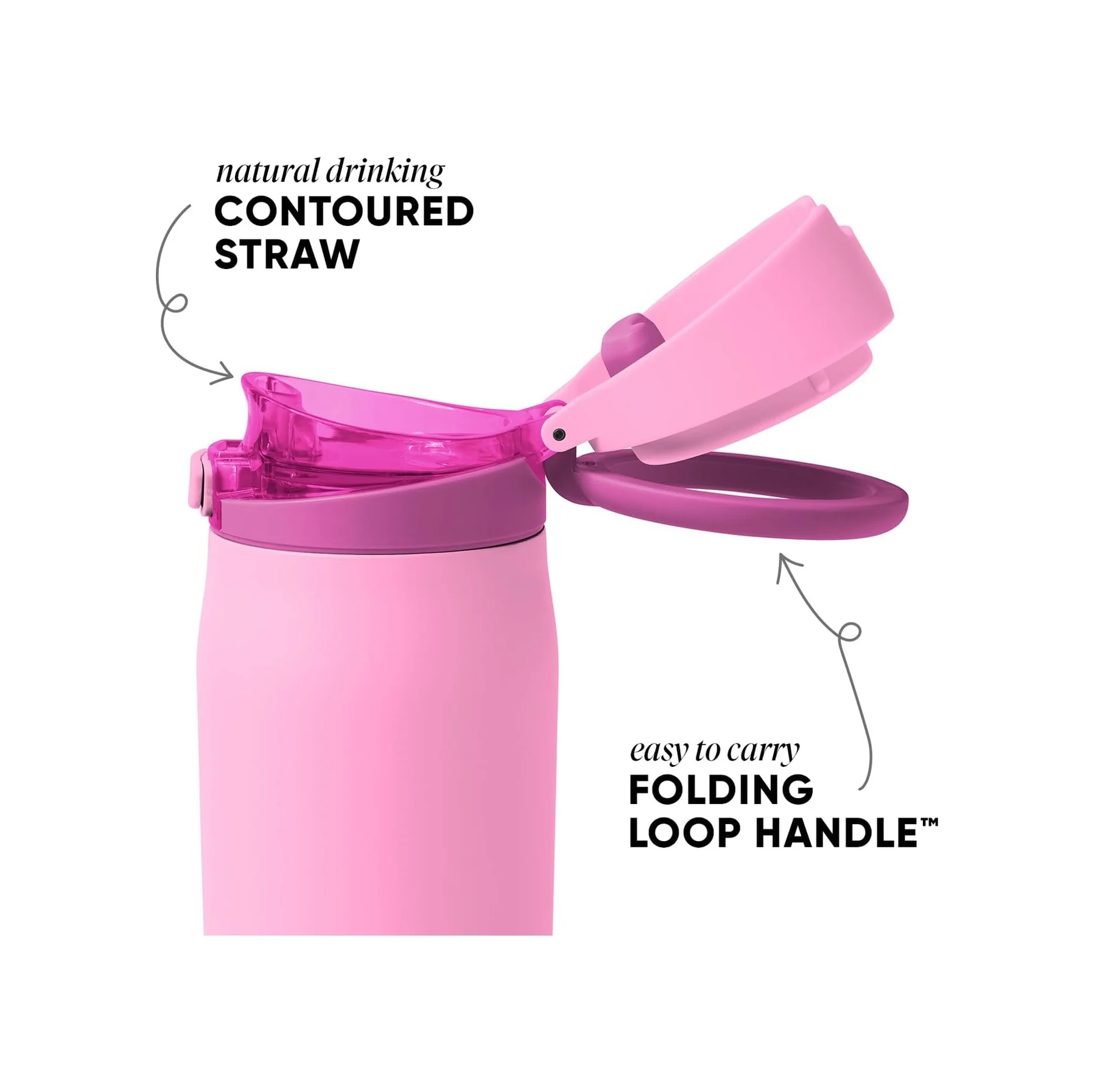 Lexroo Mesa Loop Termos 0,7 Litre - Dragon Fruit Mix Çok Renkli Lexroo Mesa Loop Termos 0,7 Litre - Dragon Fruit Mix Çok Renkli