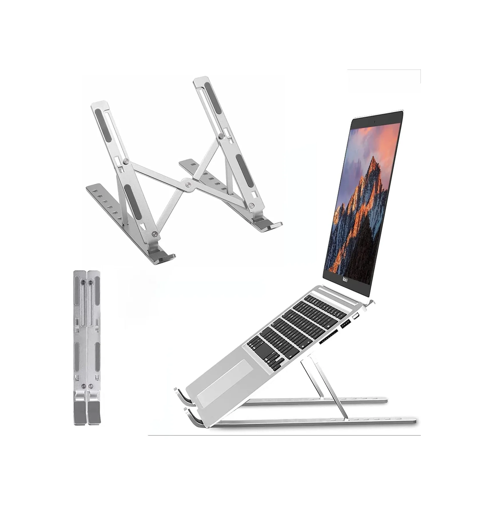 Lexroo Metal Laptop Tablet İpad Uyumlu Dizüstü Bilgisayar Standı 7-17.3 İnç Tüm Cihazlar İçin 7 Seviye Lexroo Metal Laptop Tablet İpad Uyumlu Dizüstü Bilgisayar Standı 7-17.3 İnç Tüm Cihazlar İçin 7 Seviye