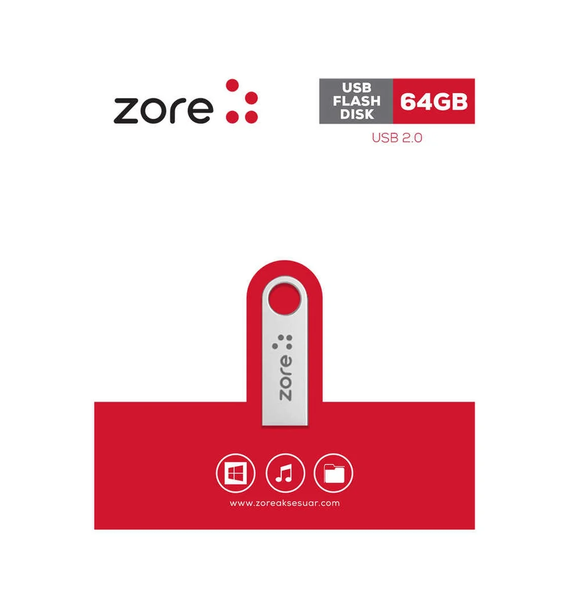 Lexroo Metal Usb Flash Disk 64gb - Gümüş Lexroo Metal Usb Flash Disk 64gb - Gümüş