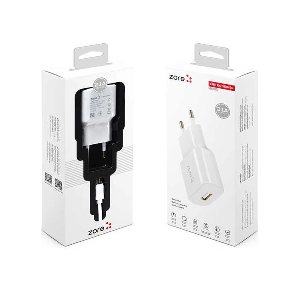 Lexroo Metro Serisi Zr-tc01 Micro 2 İn 1 Şarj Seti - Beyaz Lexroo Metro Serisi Zr-tc01 Micro 2 İn 1 Şarj Seti - Beyaz