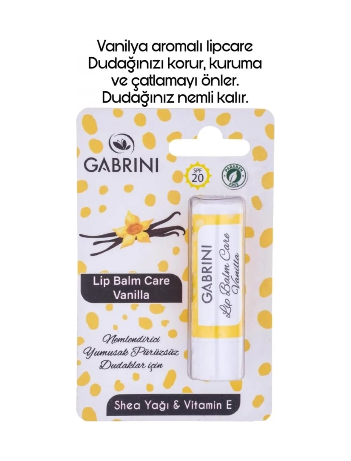 Lexroo Meyveli Lip Balm Care Vanilla Lexroo Meyveli Lip Balm Care Vanilla