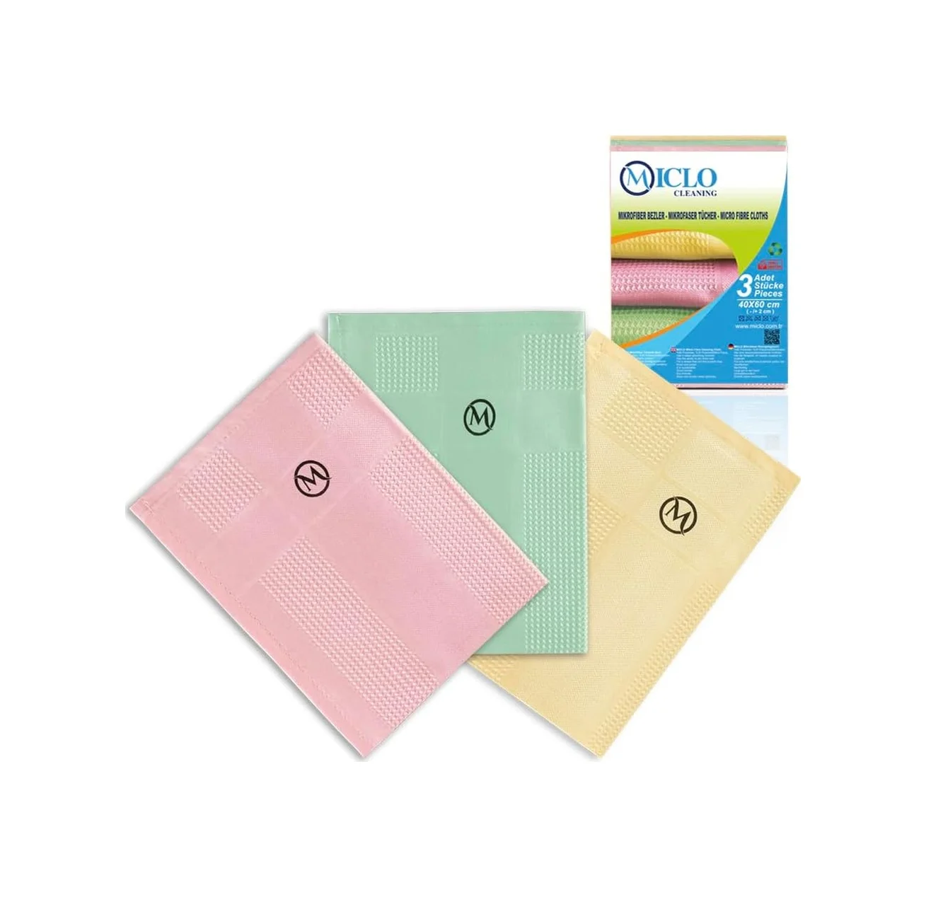 Lexroo Mikrofiber Temizlik Bezi 3'lü Set Sihirli Bez Cam, Ayna Bezi Soft Seri Çok Renkli Lexroo Mikrofiber Temizlik Bezi 3'lü Set Sihirli Bez Cam, Ayna Bezi Soft Seri Çok Renkli