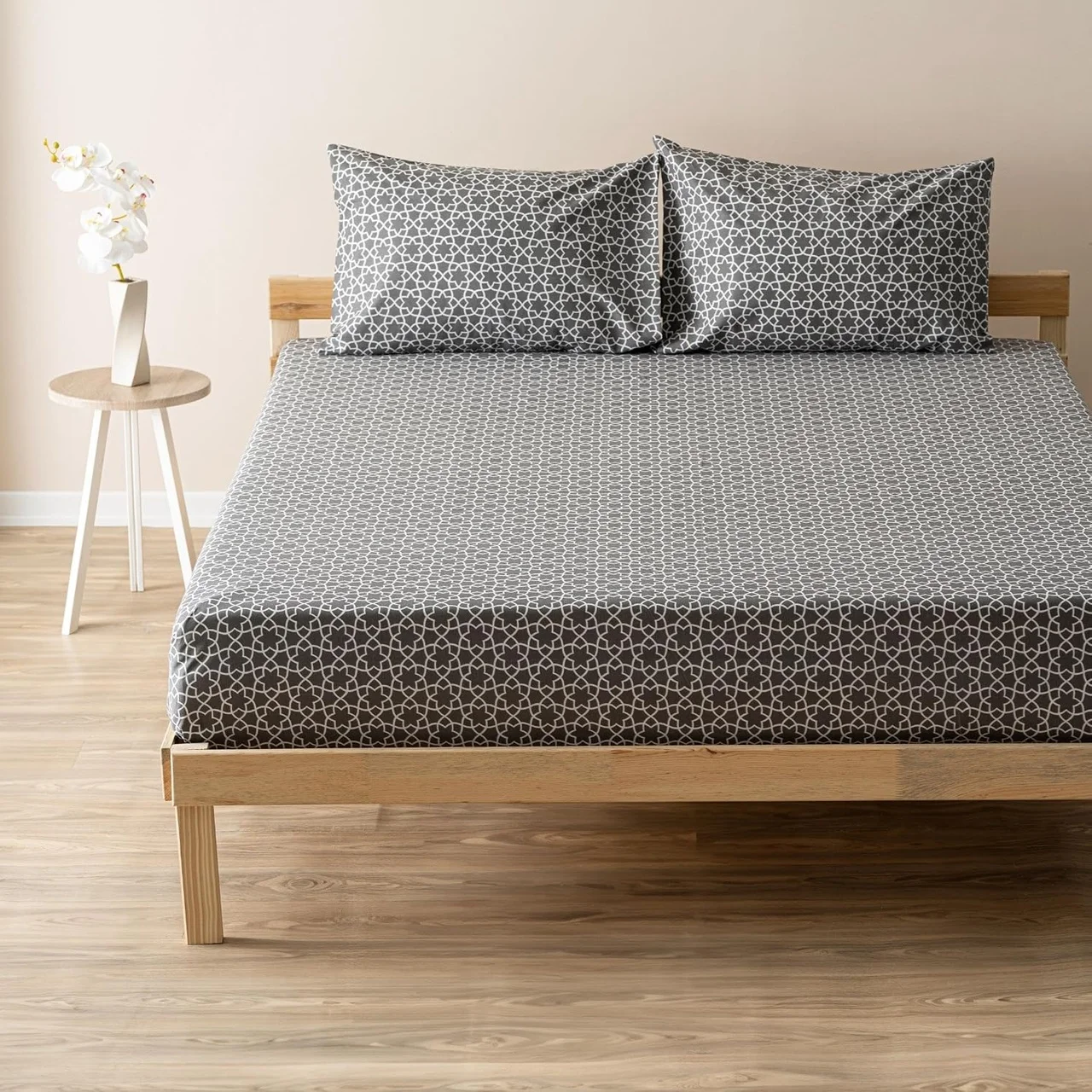 Lexroo Mix & Match Blanj %100 Pamuklu Tek Kişilik Çarşaf Seti Antrasit Lexroo Mix & Match Blanj %100 Pamuklu Tek Kişilik Çarşaf Seti Antrasit