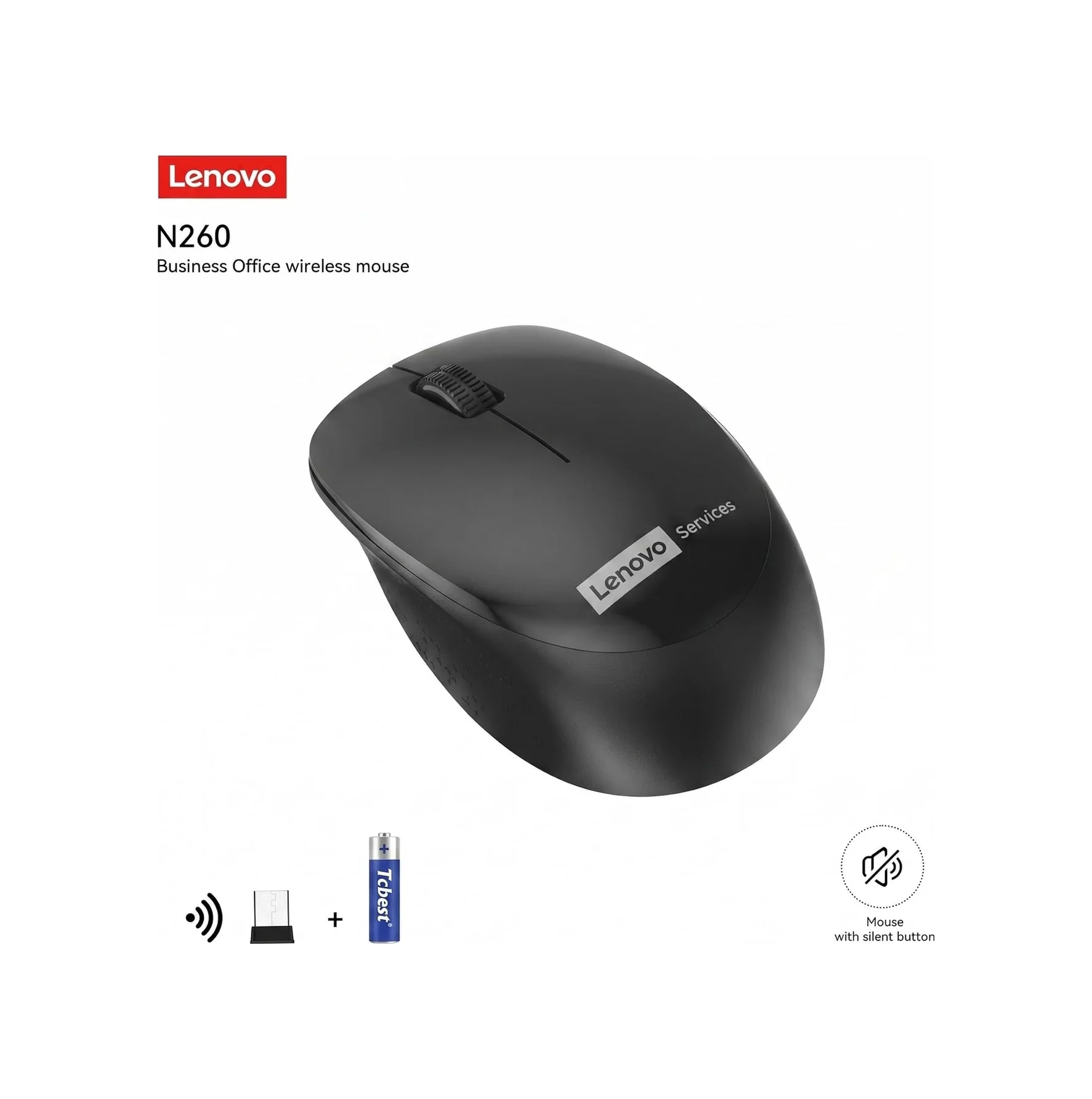Lexroo N260 Sessiz Kablosuz Mouse,siyah, 1200 Dpı, 20 Metre Menzil, Otomatik Kapanma Ve Uyku Modu Lexroo N260 Sessiz Kablosuz Mouse,siyah, 1200 Dpı, 20 Metre Menzil, Otomatik Kapanma Ve Uyku Modu