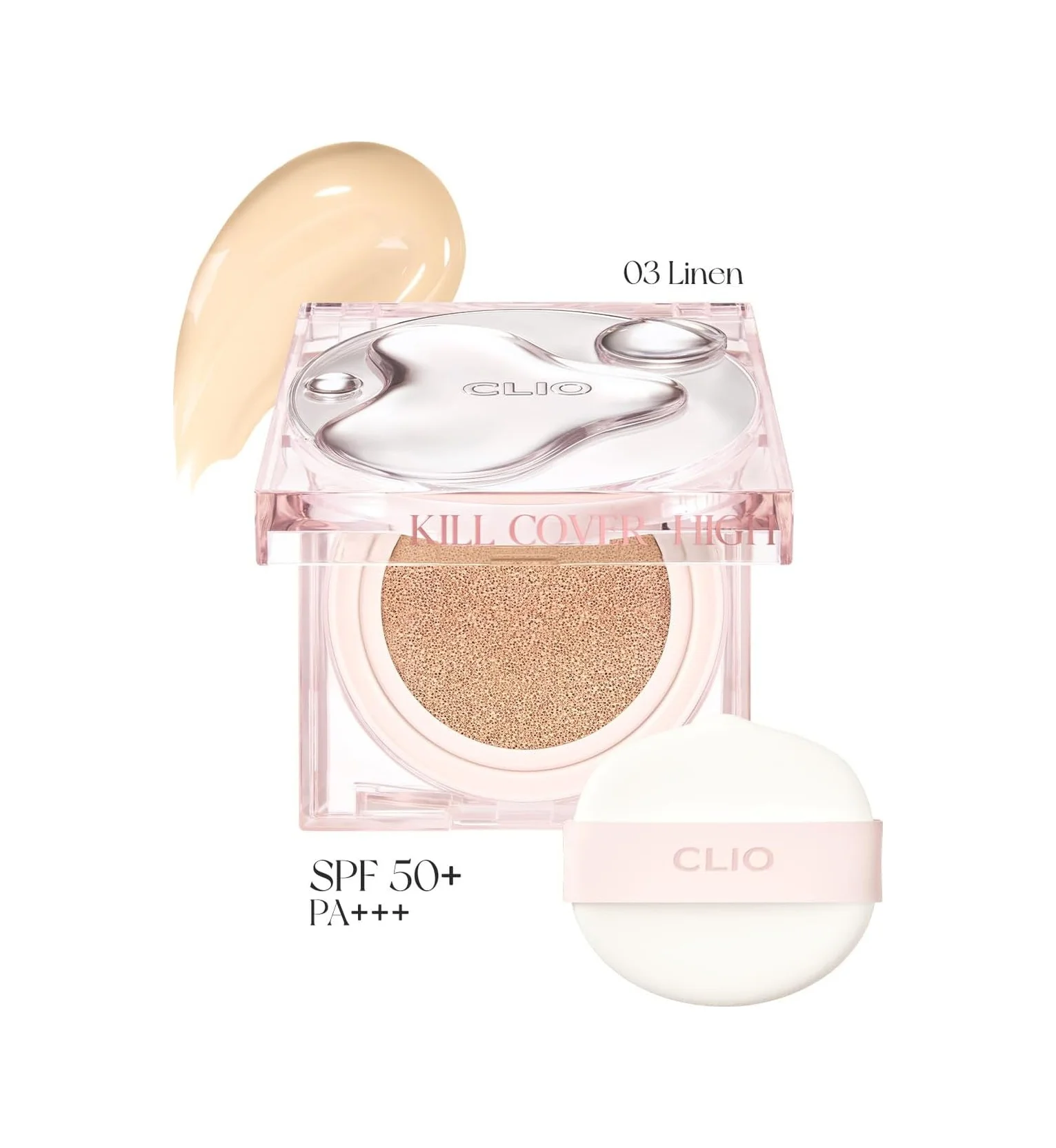Lexroo Nem Ve Parlaklık Sağlayan Cushion Kill Cover High-glow Cushion + Refill Spf50+ Pa++++ 3 Linen Lexroo Nem Ve Parlaklık Sağlayan Cushion Kill Cover High-glow Cushion + Refill Spf50+ Pa++++ 3 Linen