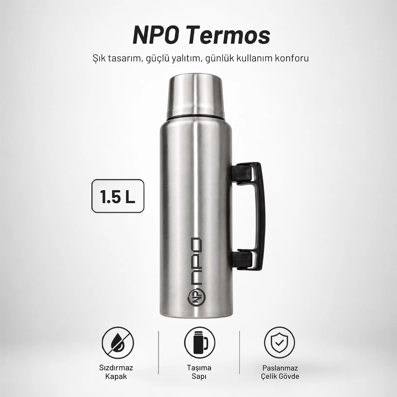 Lexroo Nt01 1.5l Çift Katmanlı Vakum Teknolojili 24h Sıcak 48h Soğuk 72h Buzlu Koruma Çelik Termos Çok Renkli Lexroo Nt01 1.5l Çift Katmanlı Vakum Teknolojili 24h Sıcak 48h Soğuk 72h Buzlu Koruma Çelik Termos Çok Renkli