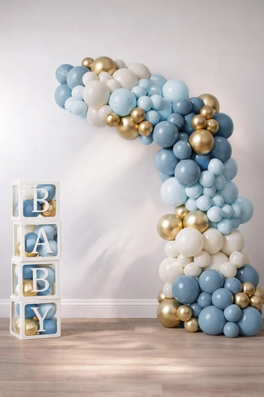 Lexroo Okyanus Temalı Baby Shower Set 119 Parça Baby Kutu Ve Lateks Balon Set Çok Renkli Lexroo Okyanus Temalı Baby Shower Set 119 Parça Baby Kutu Ve Lateks Balon Set Çok Renkli