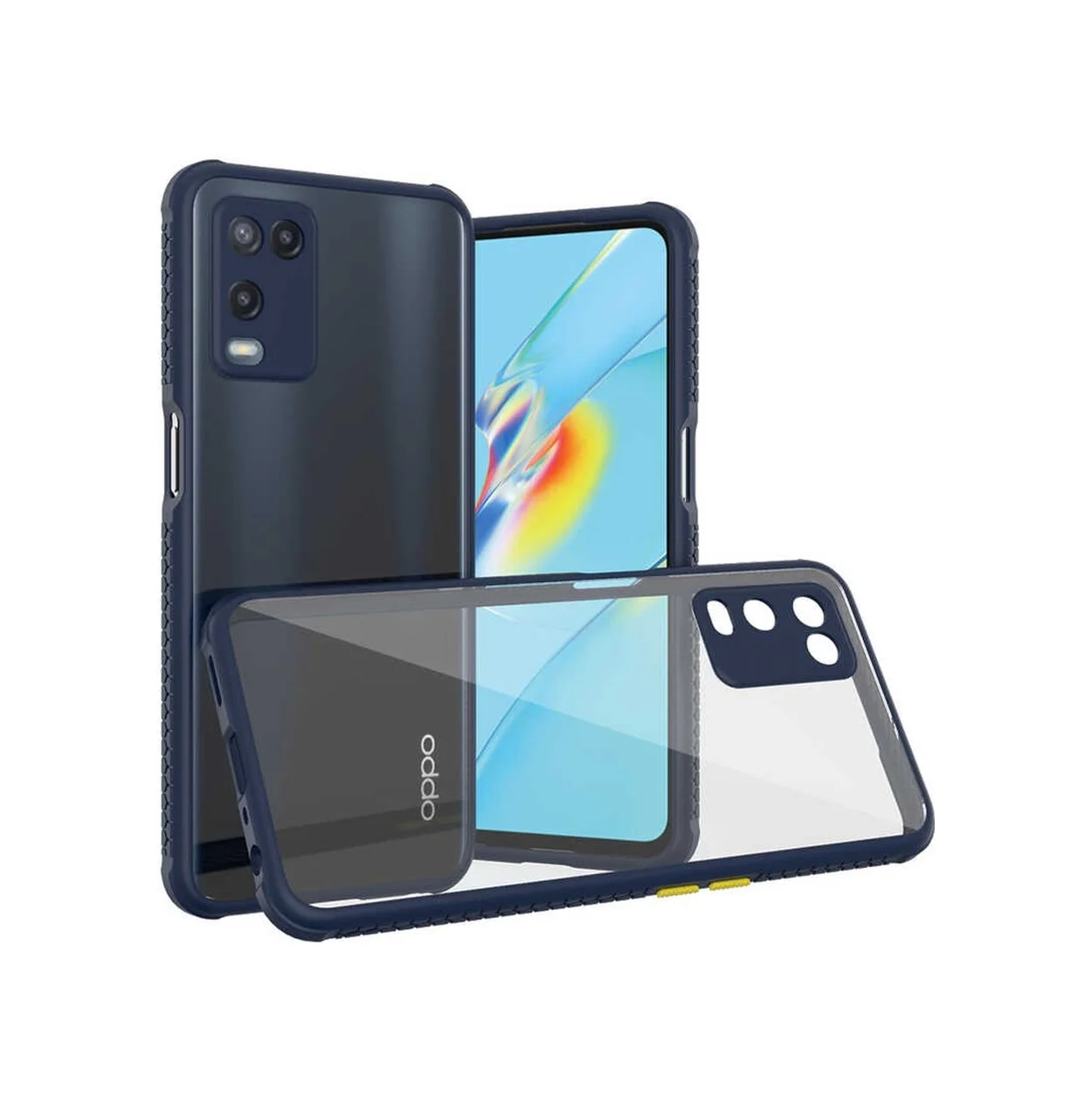 Lexroo Oppo A54 4g Kılıf Kaff Kılıf - Lacivert Lexroo Oppo A54 4g Kılıf Kaff Kılıf - Lacivert