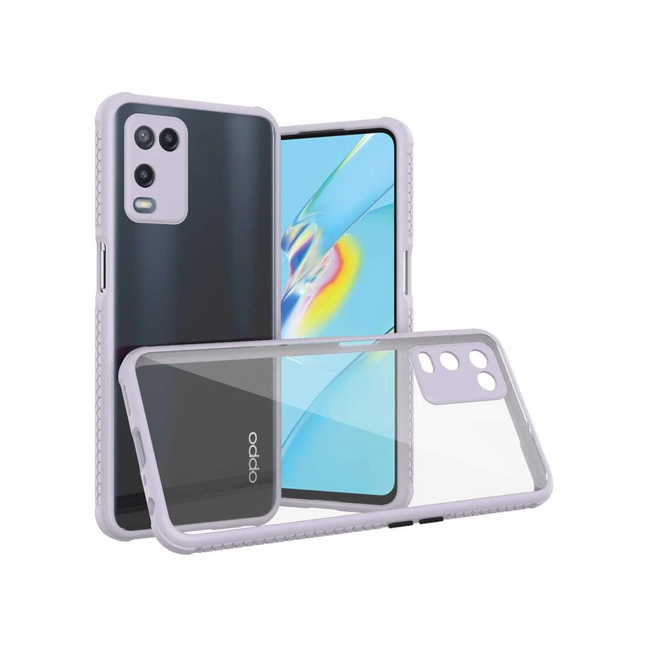 Lexroo Oppo A54 4g Kılıf Kaff Kılıf - Mor Lexroo Oppo A54 4g Kılıf Kaff Kılıf - Mor