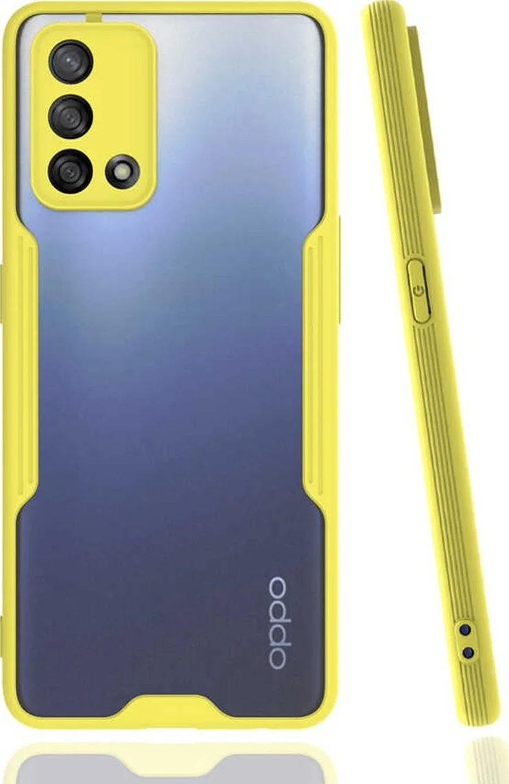 Lexroo Oppo A74 4g Kılıf Parfe Kılıf - Sarı Lexroo Oppo A74 4g Kılıf Parfe Kılıf - Sarı