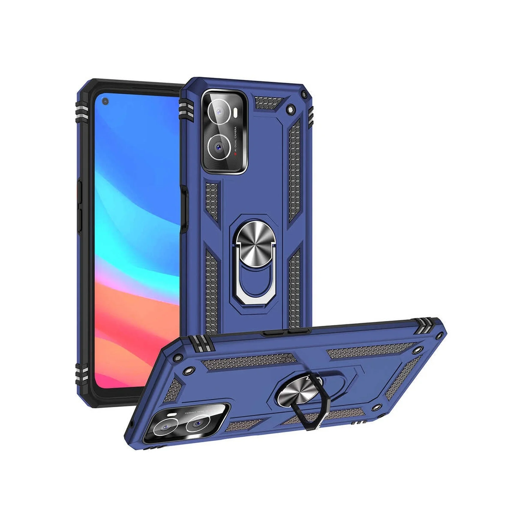 Lexroo Oppo A96 4g Kılıf Vega Kılıf - Mavi Lexroo Oppo A96 4g Kılıf Vega Kılıf - Mavi