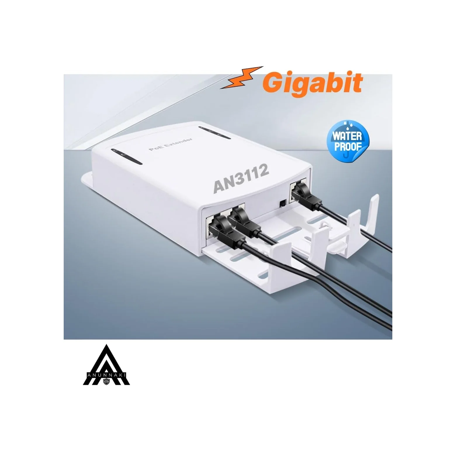 Lexroo Outdoor Dış Mekan Poe Extender 1x2 Çıkış Gigabit 25.5w Ip Kamera Ap Poe Repeater An3112 Lexroo Outdoor Dış Mekan Poe Extender 1x2 Çıkış Gigabit 25.5w Ip Kamera Ap Poe Repeater An3112