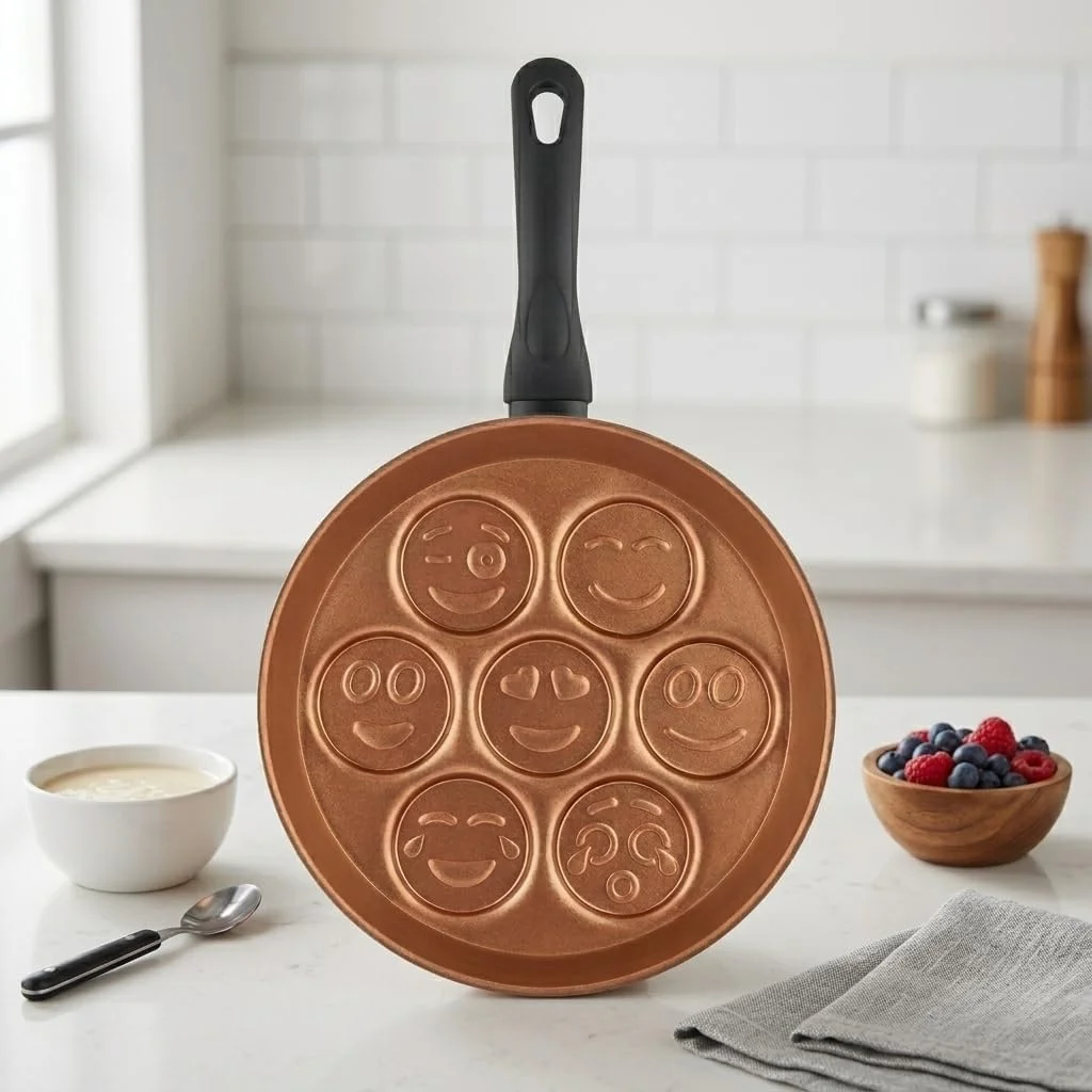 Lexroo Papilla Redio Emoji Pankek Ve Yumurta Tavası Çok Renkli Lexroo Papilla Redio Emoji Pankek Ve Yumurta Tavası Çok Renkli